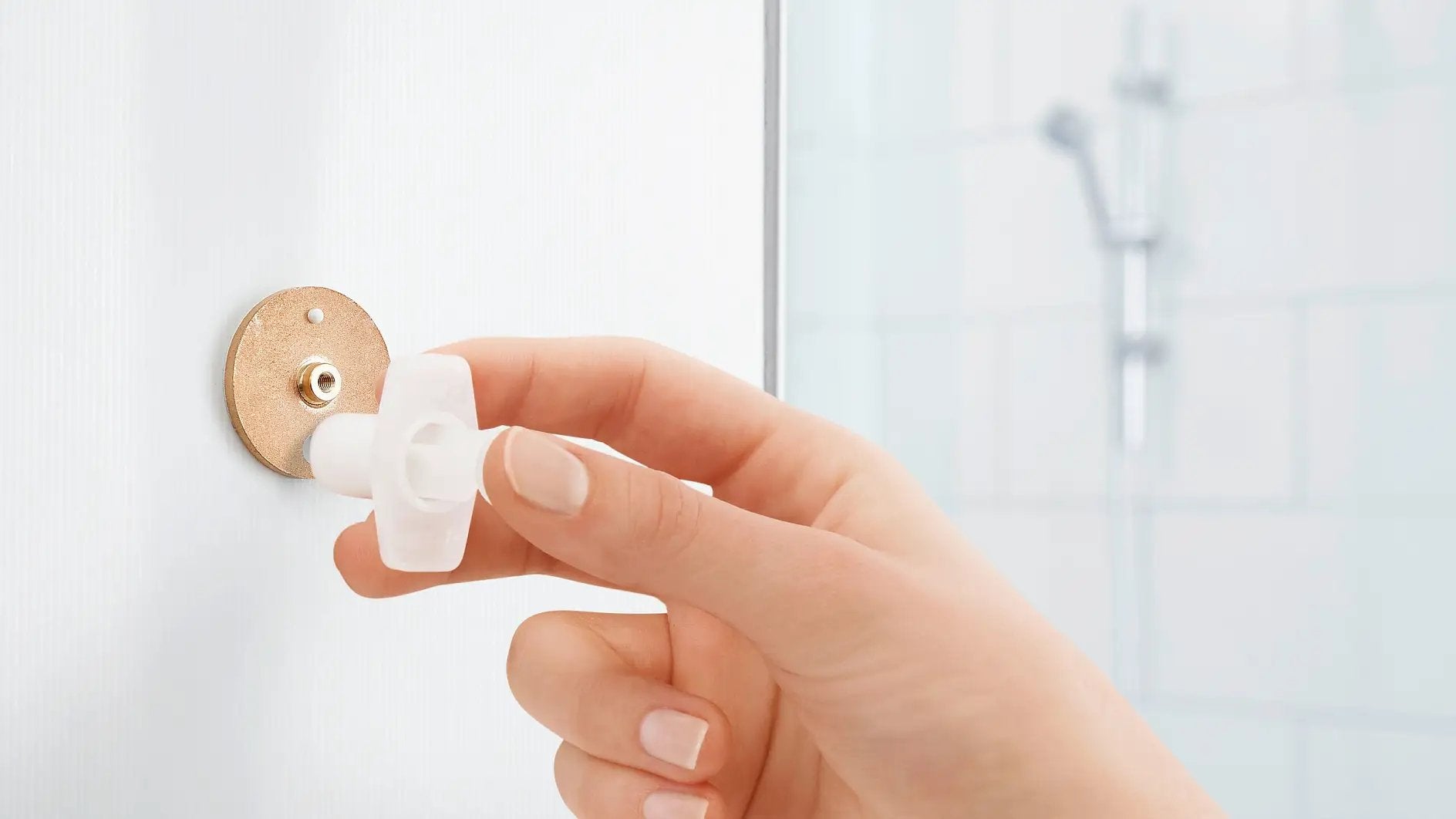 EAN 4063565090875 - TESA Spaa soporte para ducha Metal, Plástico Barra de ducha con soporte deslizante imagen 6