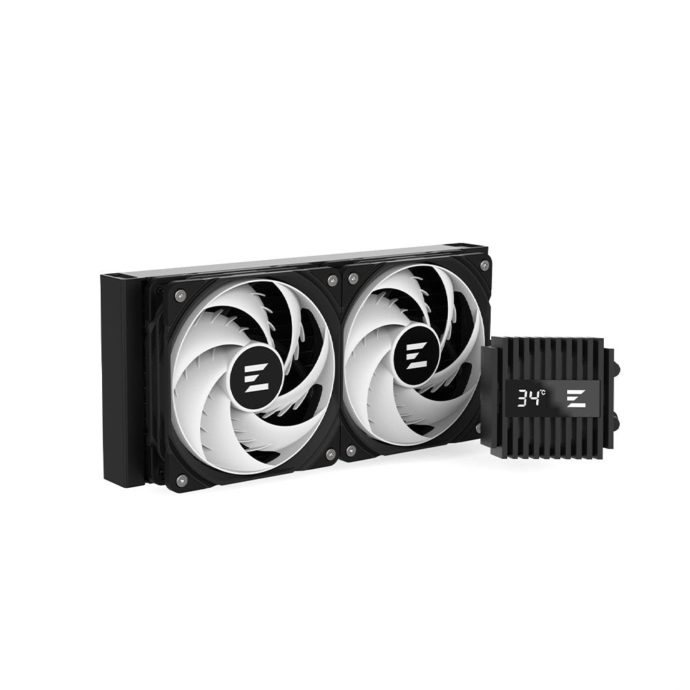 EAN 8800263651108 - Zalman Alpha2 24 ARGB Black Liquid Cooler - Dual 120mm Fan 5yr w imagen 4