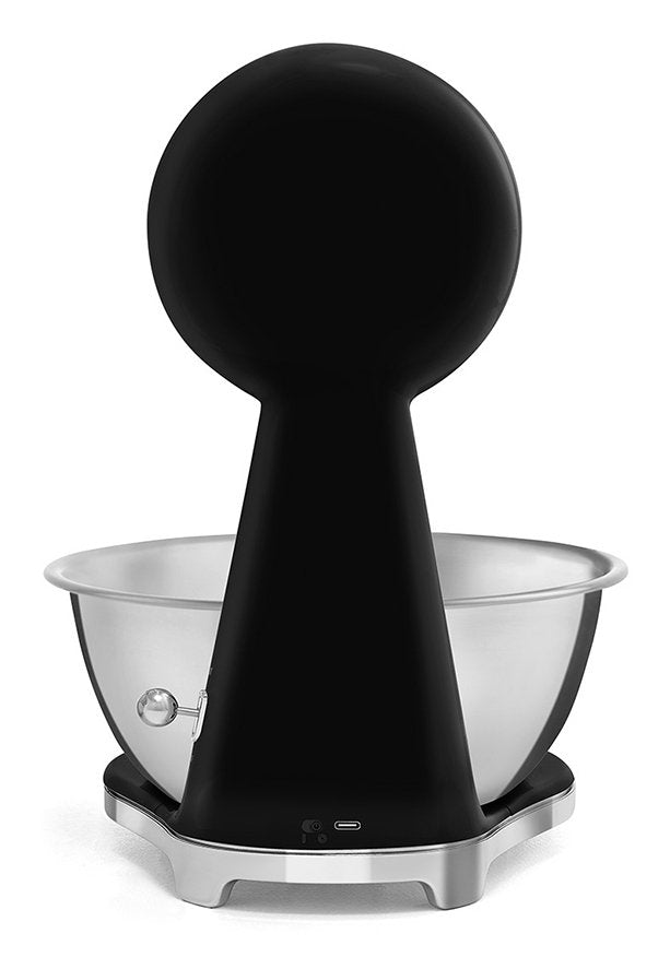 Smeg Analog And Digital Kitchen Scale Black Ksf01blww