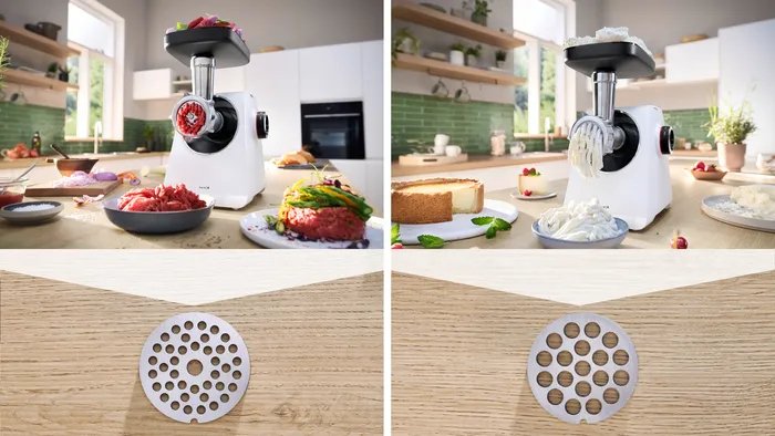 Picadora De Carne Bosch Mfws607w, Power 2100 W, Blanco
