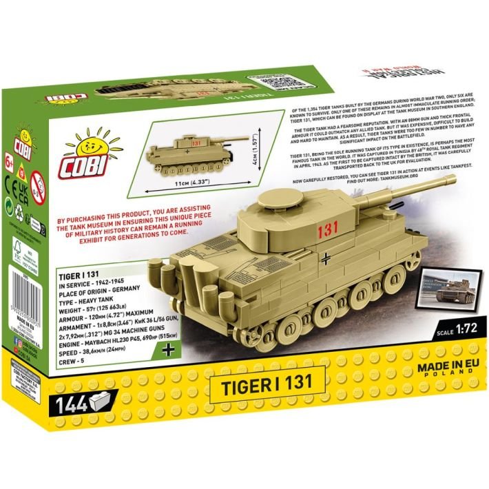 EAN 5902251030957 - COBI Tiger I 131 imagen 3
