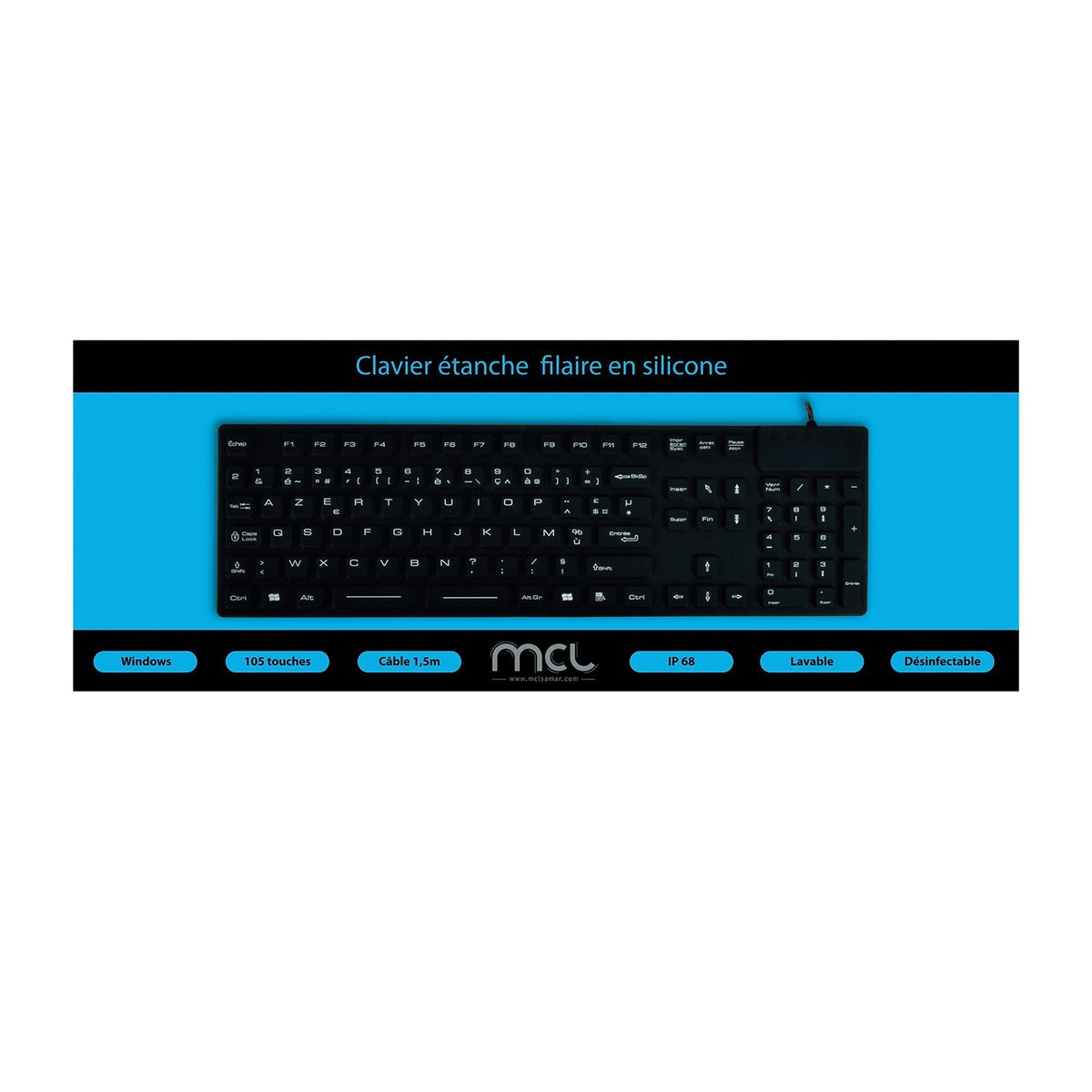 Wired Waterproof Silicona