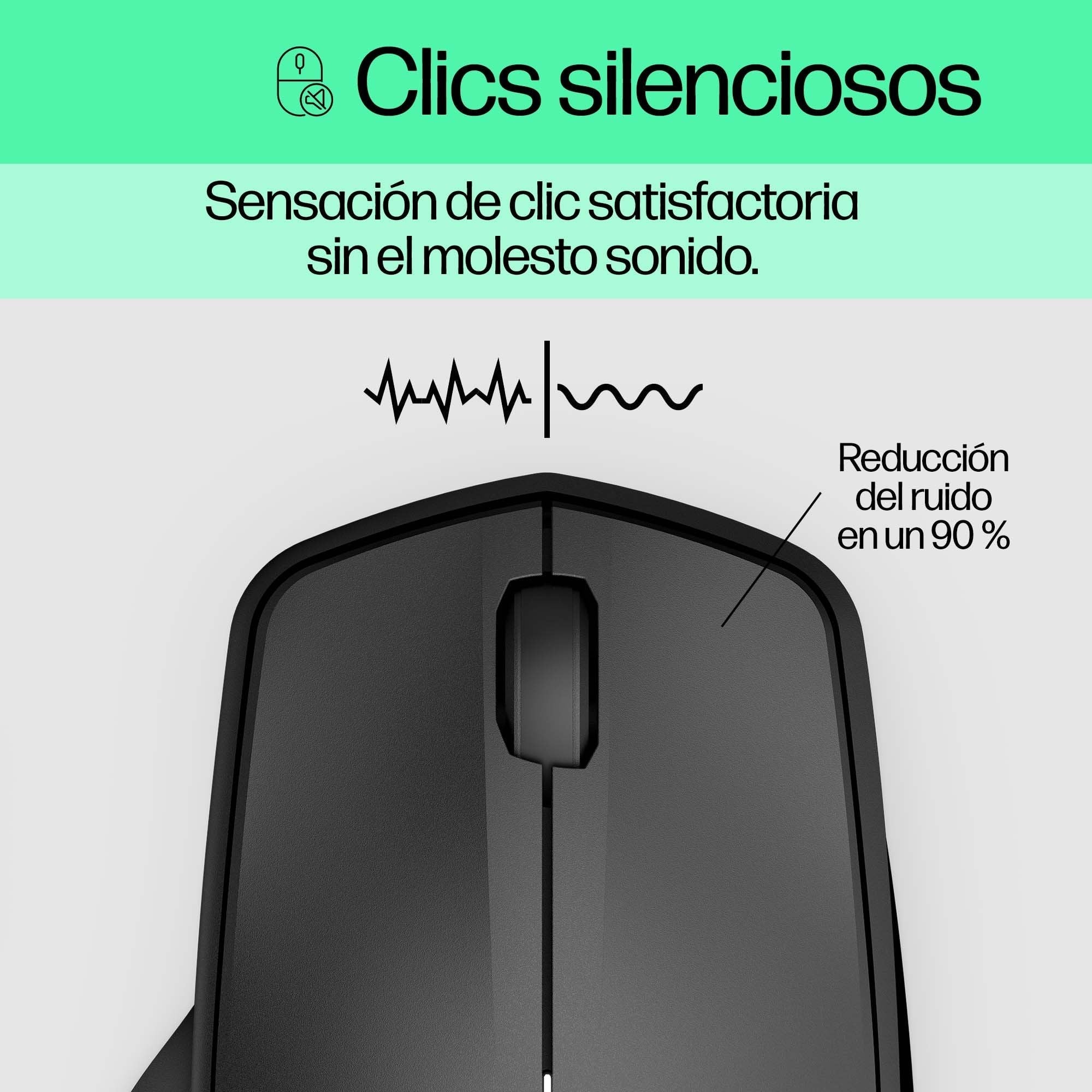 EAN 0195122197476 - HP 280 Silent Wireless Mouse ratón Oficina mano derecha RF inalámbrico Óptico imagen 8