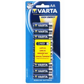 Pila Varta High Energy Aa Lr06 Pack 20uni