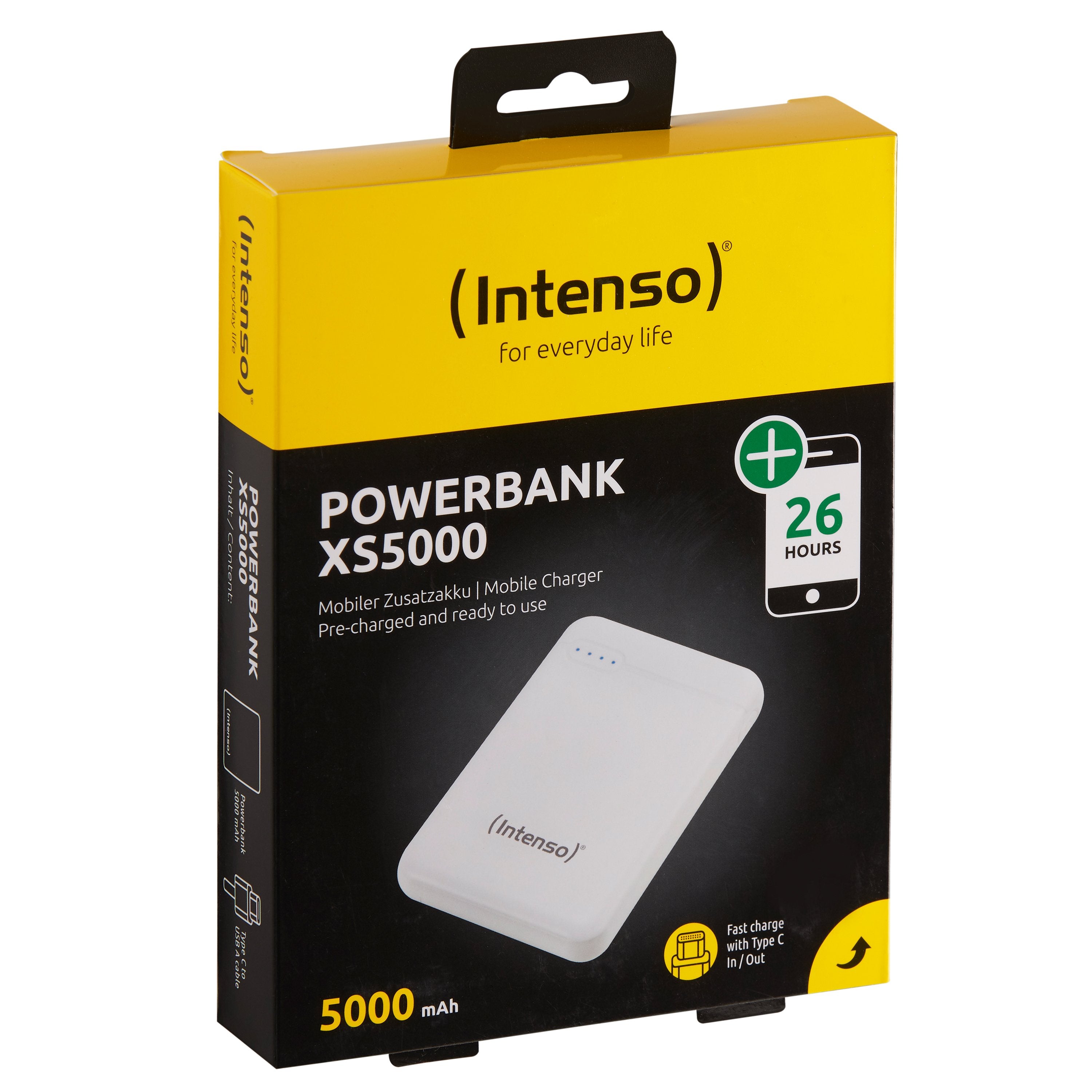 EAN 4034303028252 - Intenso 7313522 batería externa Polímero de litio 5000 mAh Blanco imagen 2