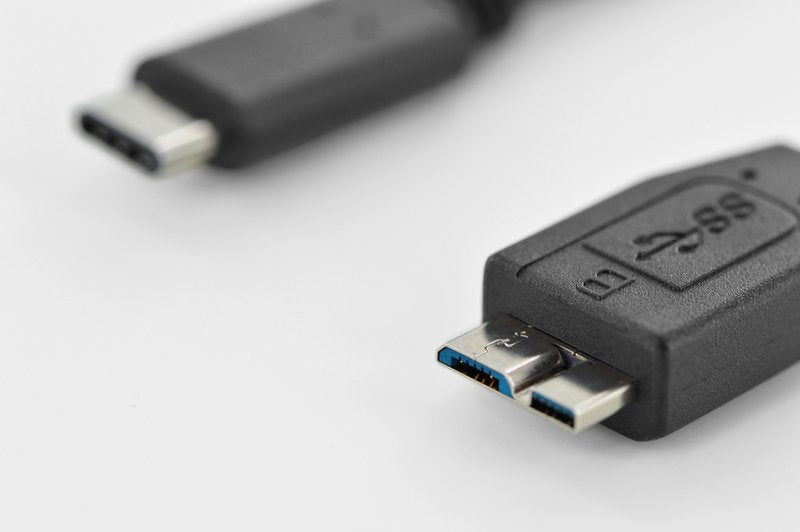 Usb Type-C Connection Cable, Type C To Micro B M/M, 1.0m,