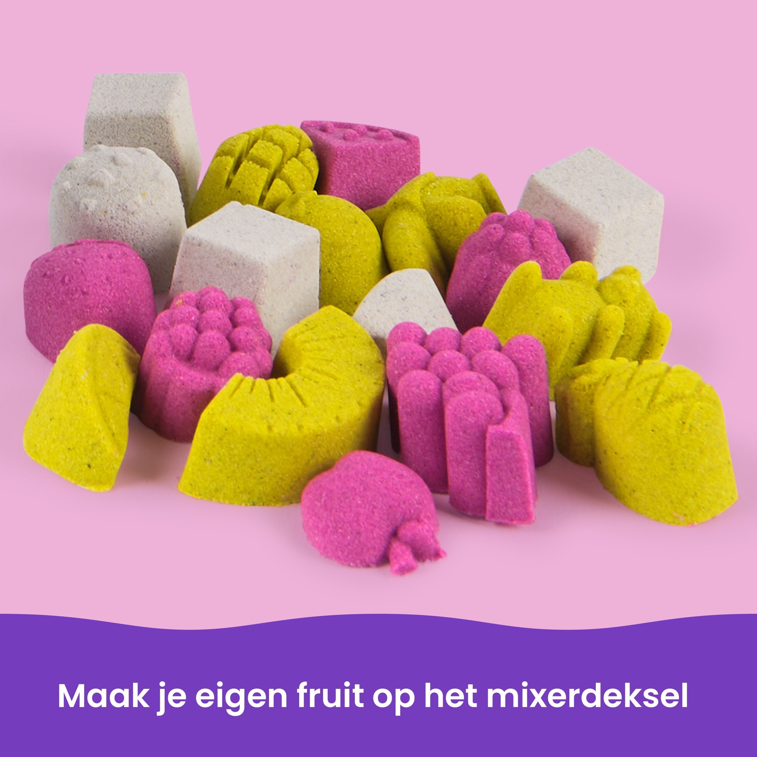 Spin Master Kinetic Sand - Set De Juego Smoothie Mixer, Arena De Juego Con 397 Gramos De Arena En 3 Colores 6075121