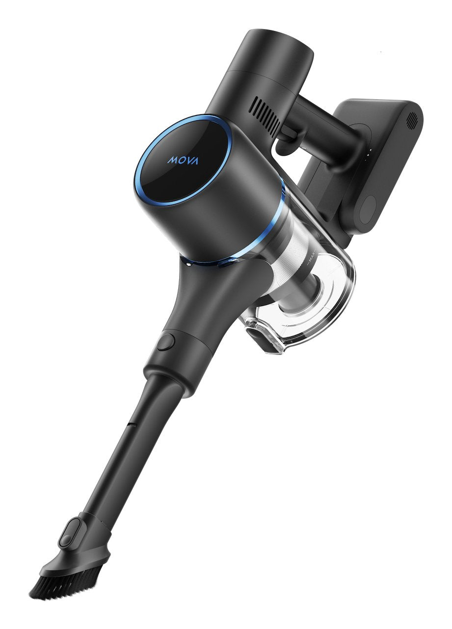 EAN 6977328062215 - MOVA Tech S4 Aspiradora escoba 2 en 1 Batería Secar Sin bolsa 0,6 L 425 W Negro, Azul 2,5 Ah imagen 8