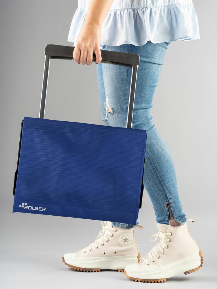 EAN 8420812984749 - Rolser PLE001-1062 bolsa de compras Azul oscuro Bolsa para carrito de la compra imagen 9