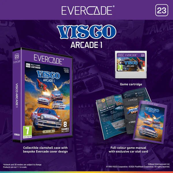 Juego Visco Arcade Col.1 Ever Int - Ret Evercade Retro Evercade