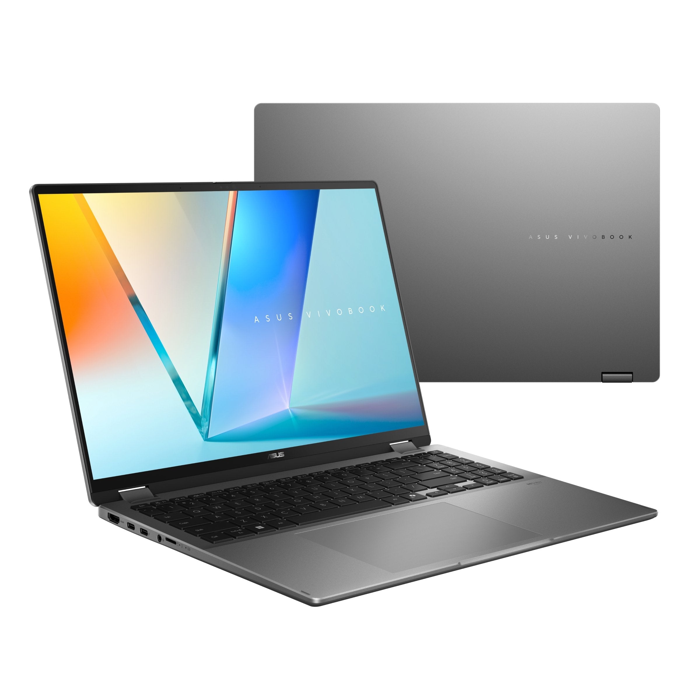 Asus Vivobook 16 Flip Tp3607aa-Flip-Dissi4x Copilot+ Pc Intel Core Ultra 9 386h Hybride (2-En-1) 40,6 Cm (16) Pantalla Táctil Wuxga 32 Go Lpddr5x-Sdram 1 To Ssd Wi-Fi 7 (802.11be) Windows 11 Pro Gris