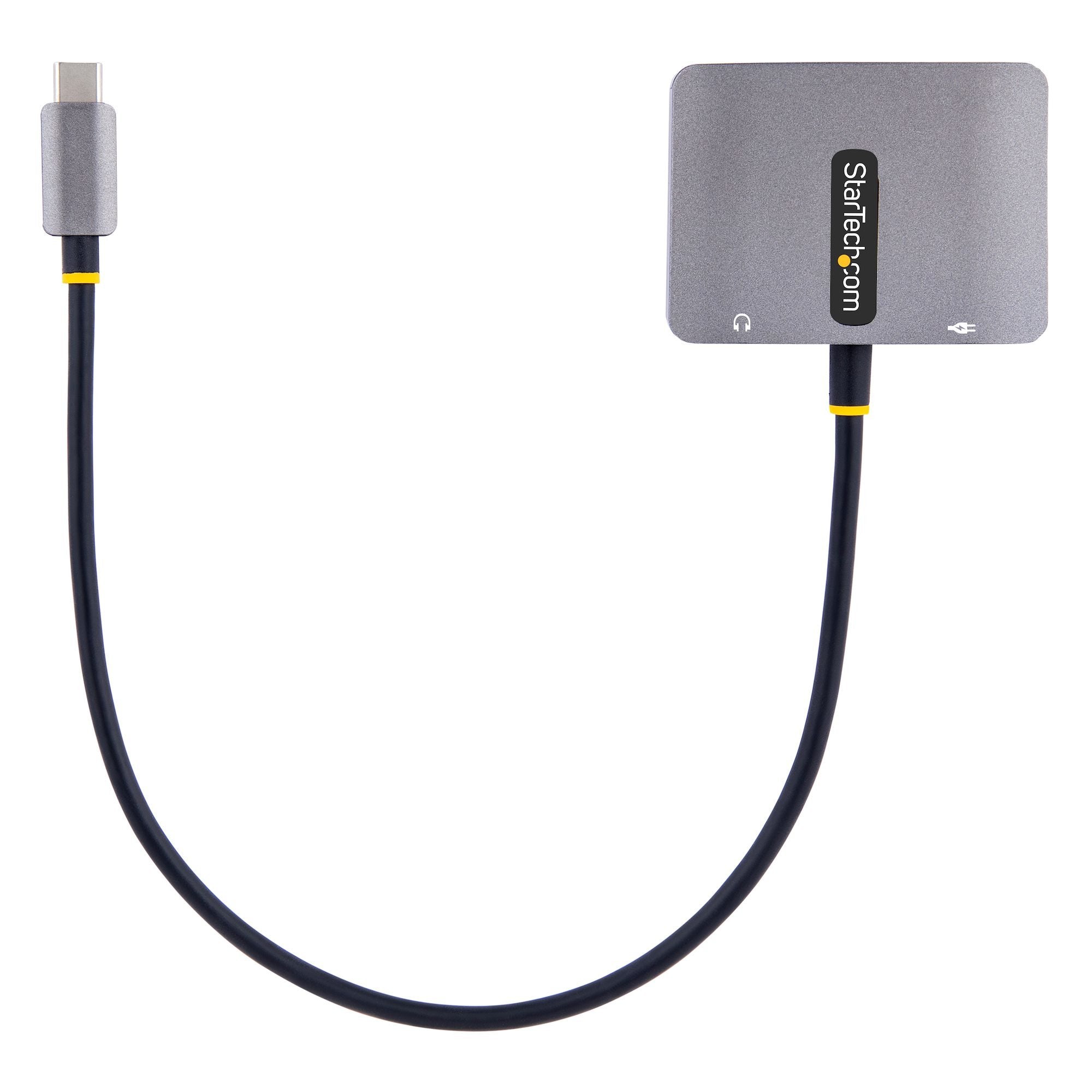 EAN 0065030895590 - StarTech.com 122-USBC-HDMI-4K-VGA Adaptador gráfico USB 3840 x 2160 Pixeles Gris imagen 5