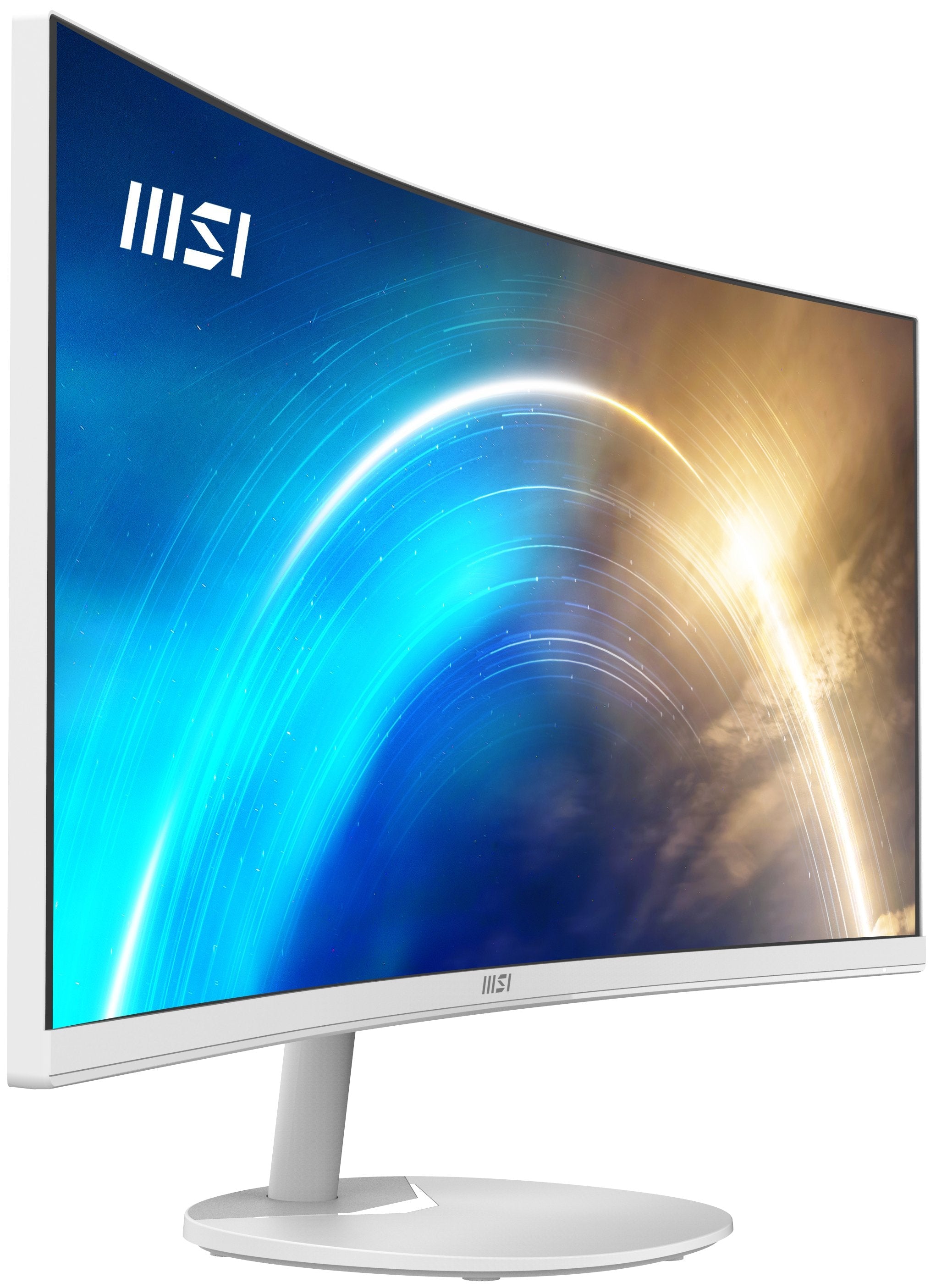 Monitor Msi Pro Mp341cqwde Led 34 " Blanco, Wqhd, Va, Curvo, Panel 100hz 9s6-3pb2ct-010