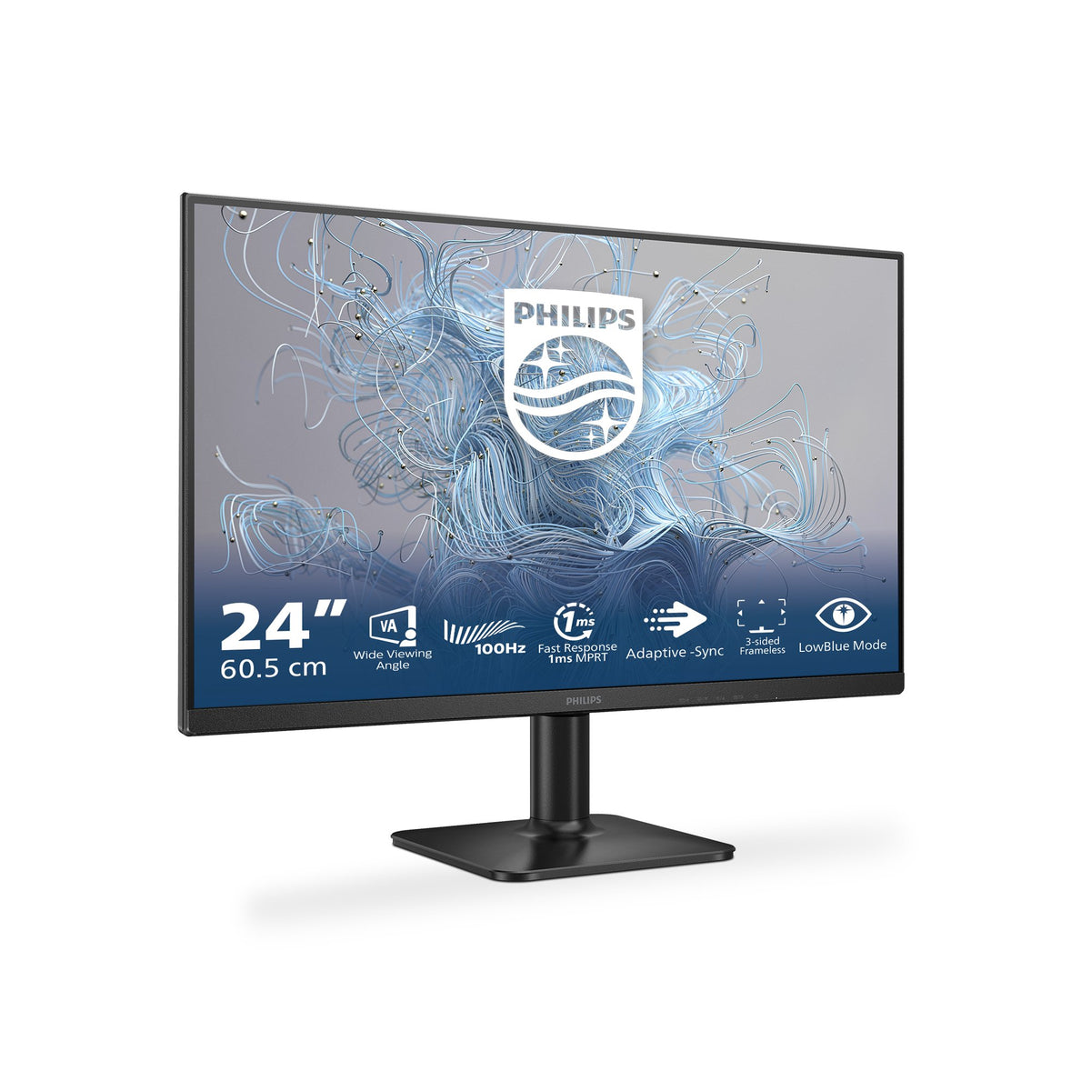 EAN 8721038000351 - Philips 1000 series 24E2N1100LB/00 pantalla para PC 60,5 cm (23.8") 1920 x 1080 Pixeles Full HD LCD Negro imagen 3