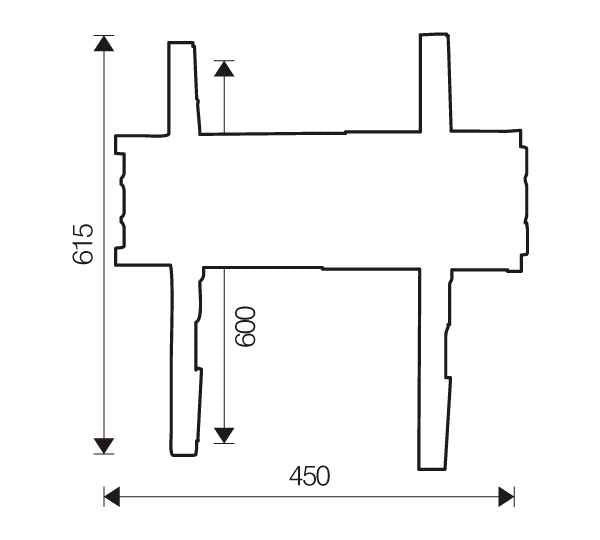 Televisor Itb Om06165 Tv Mount 52" Negro