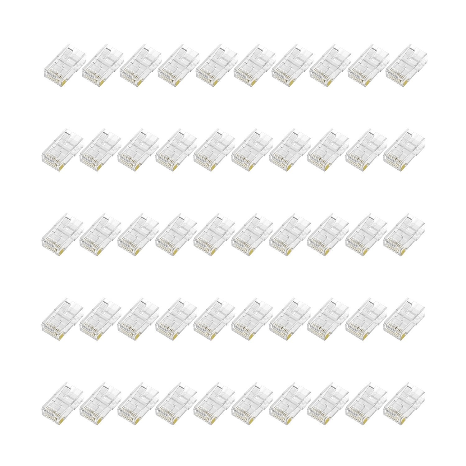 Aisens Pack De 50 Conectores Rj45 8 Hilos Cat.6 Awg24