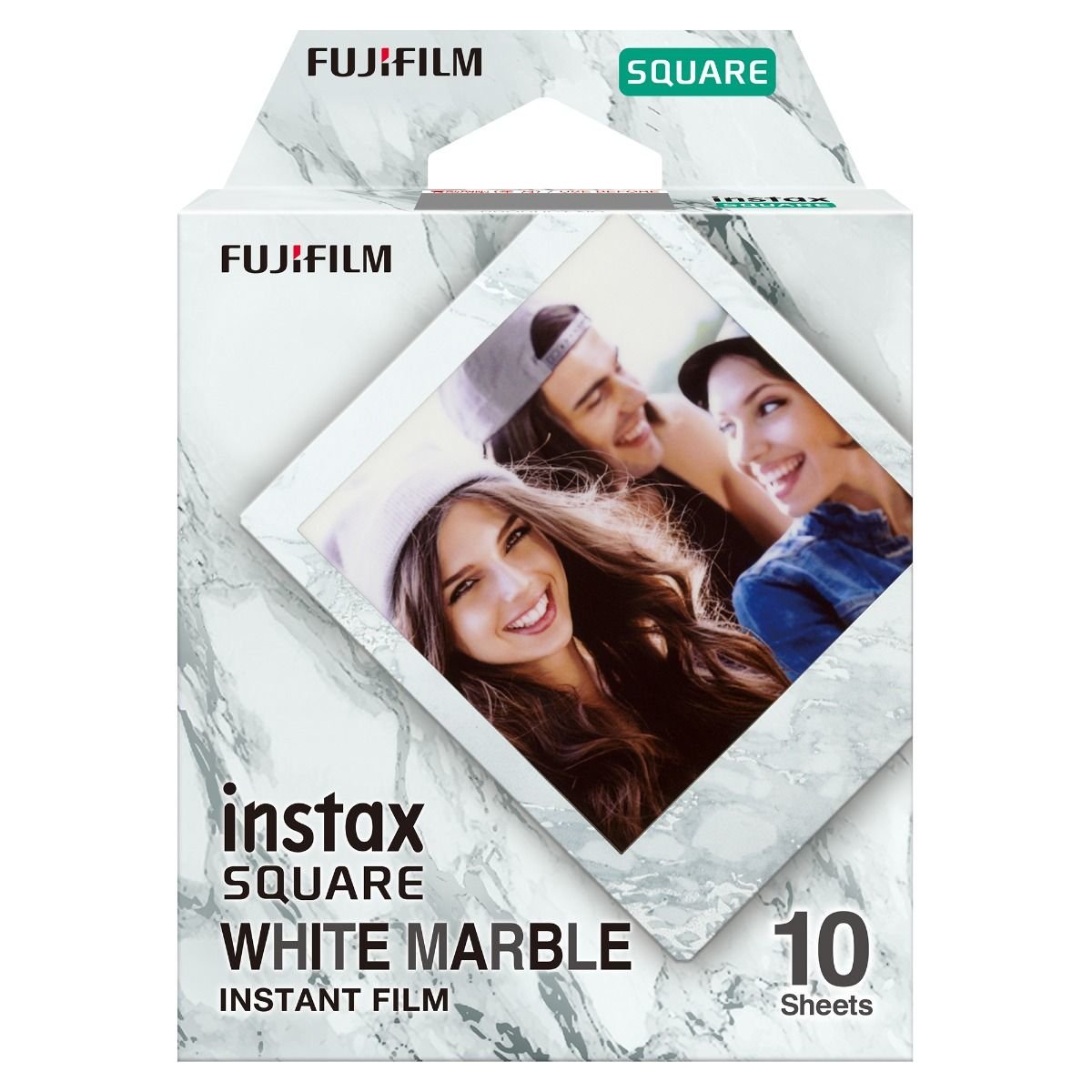 EAN 4547410432022 - Fujifilm SQUARE 'White Marble' película instantáneas 10 pieza(s) 76,2 x 50,8 mm imagen 1