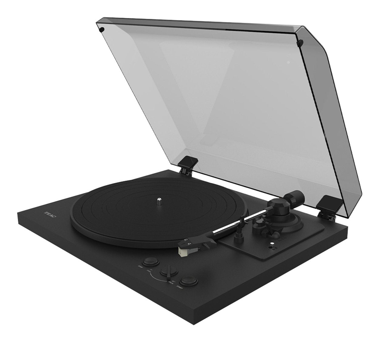 Teac Tn-175-B Tocadiscos De Tracción Por Correa Negro