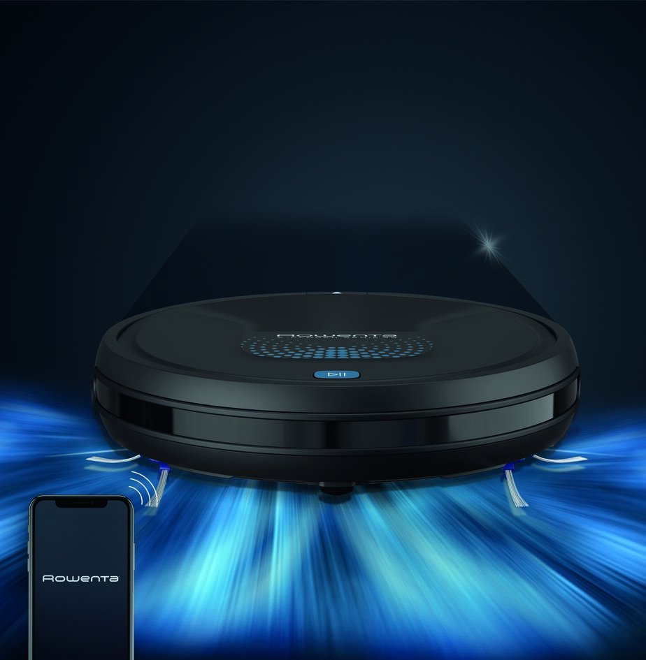 Robot Aspirador Rowenta Explorer Serie 45 Rr8275wh Friegasuelos Autonomía 2.5h