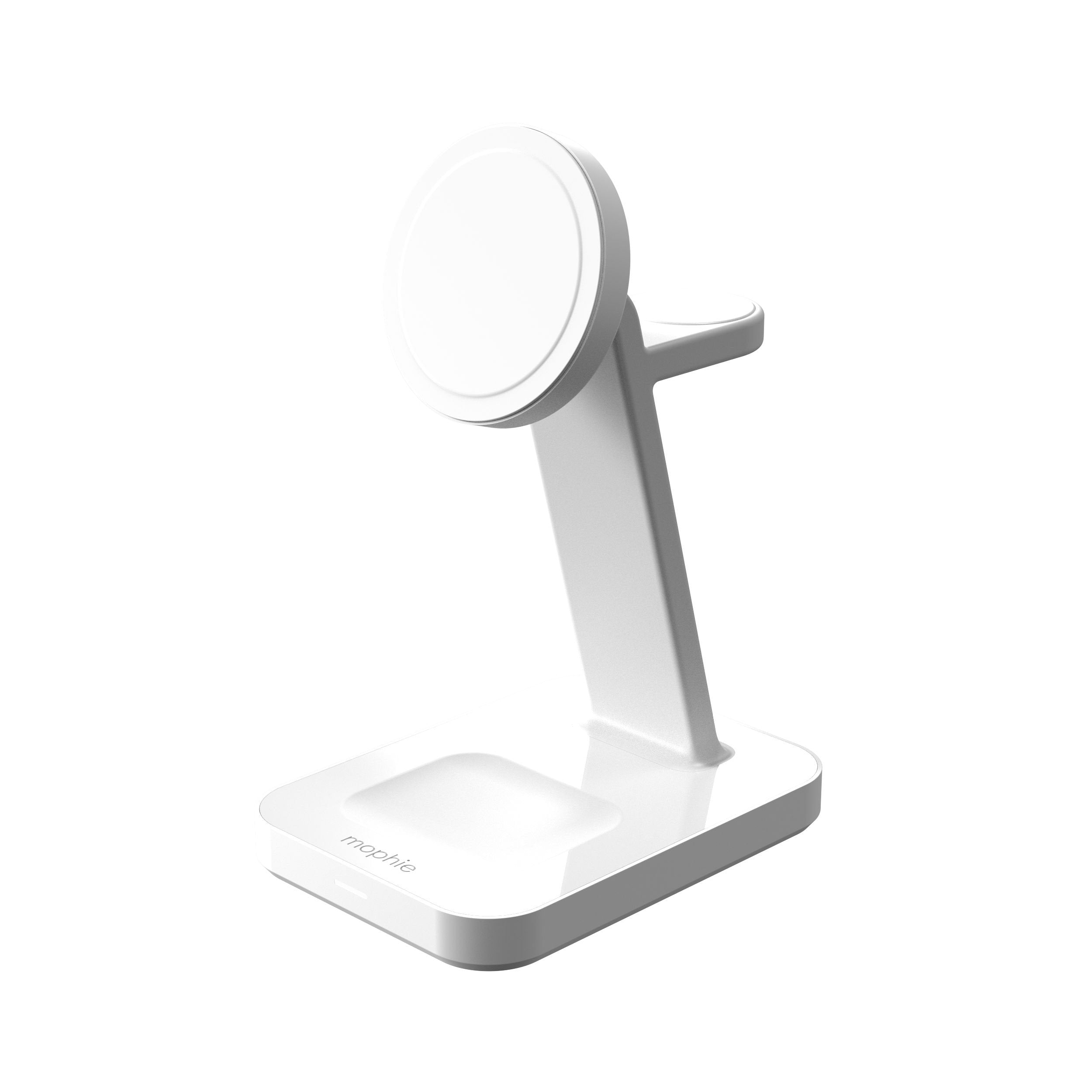 EAN 0840390307965 - mophie Snap+ 3-in-1 Wireless Charge Stand Auriculares, Smartphone, Reloj inteligente Blanco USB Cargador imagen 1