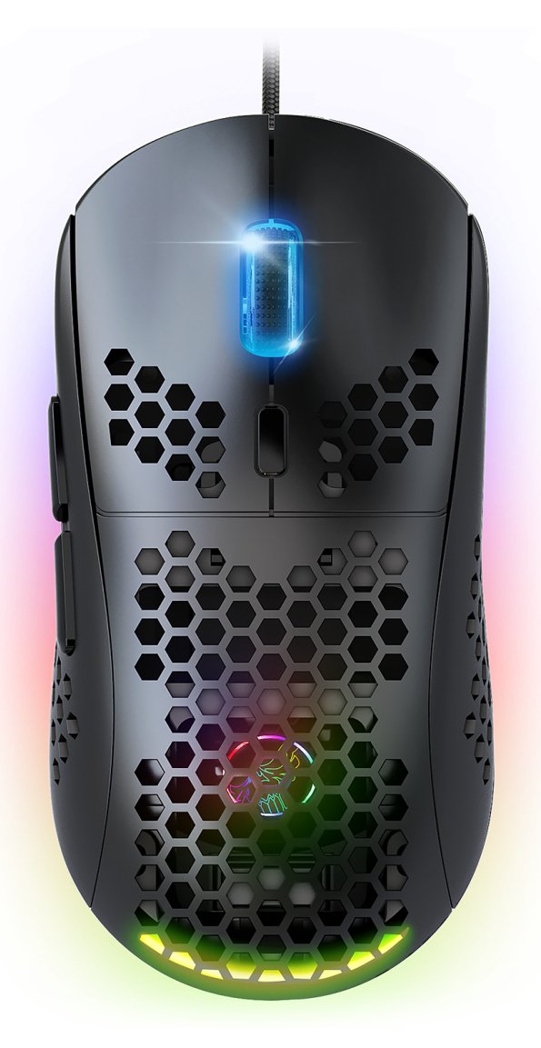 EAN 3700104455801 - Spirit of Gamer PRO-M4 DARK ratón Juego mano derecha USB tipo A Óptico 12800 DPI imagen 1