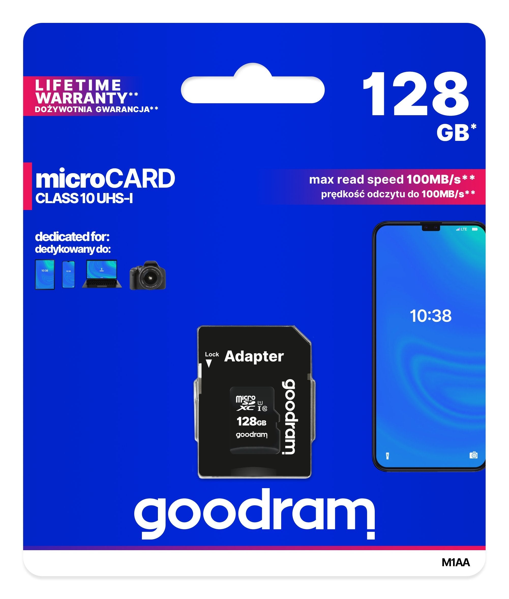 EAN 5908267930168 - Goodram M1AA 128 GB MicroSDXC UHS-I Clase 10 imagen 5