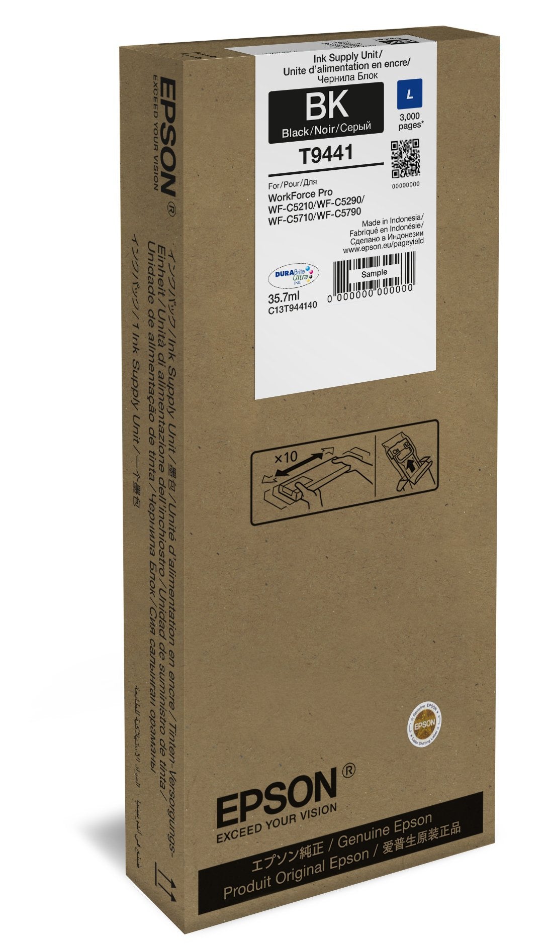 EAN 8715946645308 - Epson C13T944140 cartucho de tinta 1 pieza(s) Original Negro imagen 2