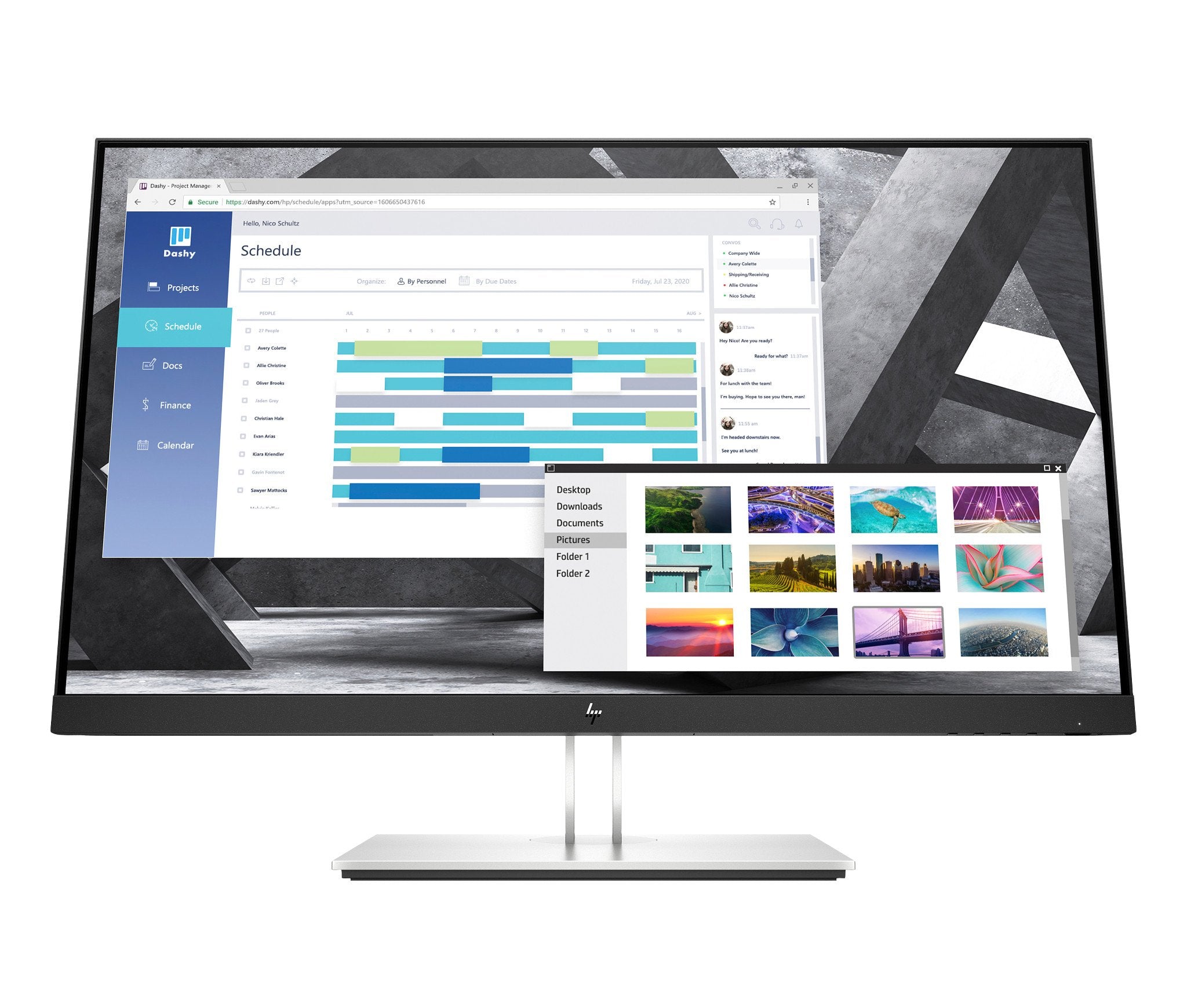Monitor Hp E27q G4 Ips 27" 2560x1440 Regulable En Altura 3 Años
