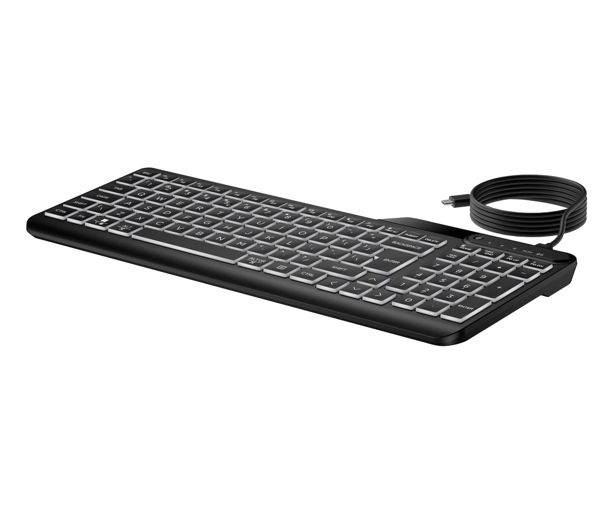 EAN 197192768815 - HP 405 Backlit Wired Keyboard teclado Oficina USB Negro imagen 9