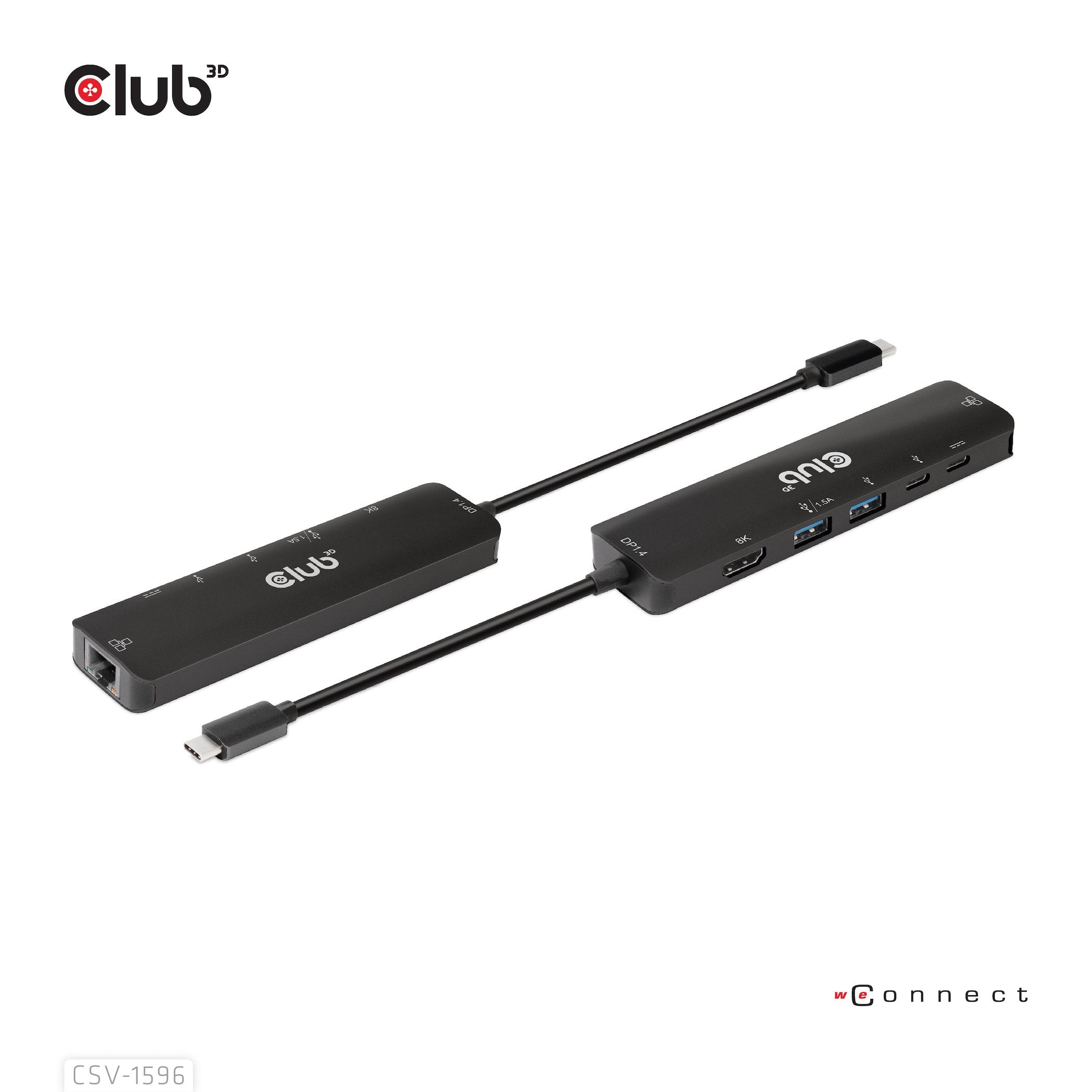 EAN 8719214472344 - CLUB3D CSV-1596 base para portátil y replicador de puertos USB 3.2 Gen 1 (3.1 Gen 1) Type-C Negro imagen 3
