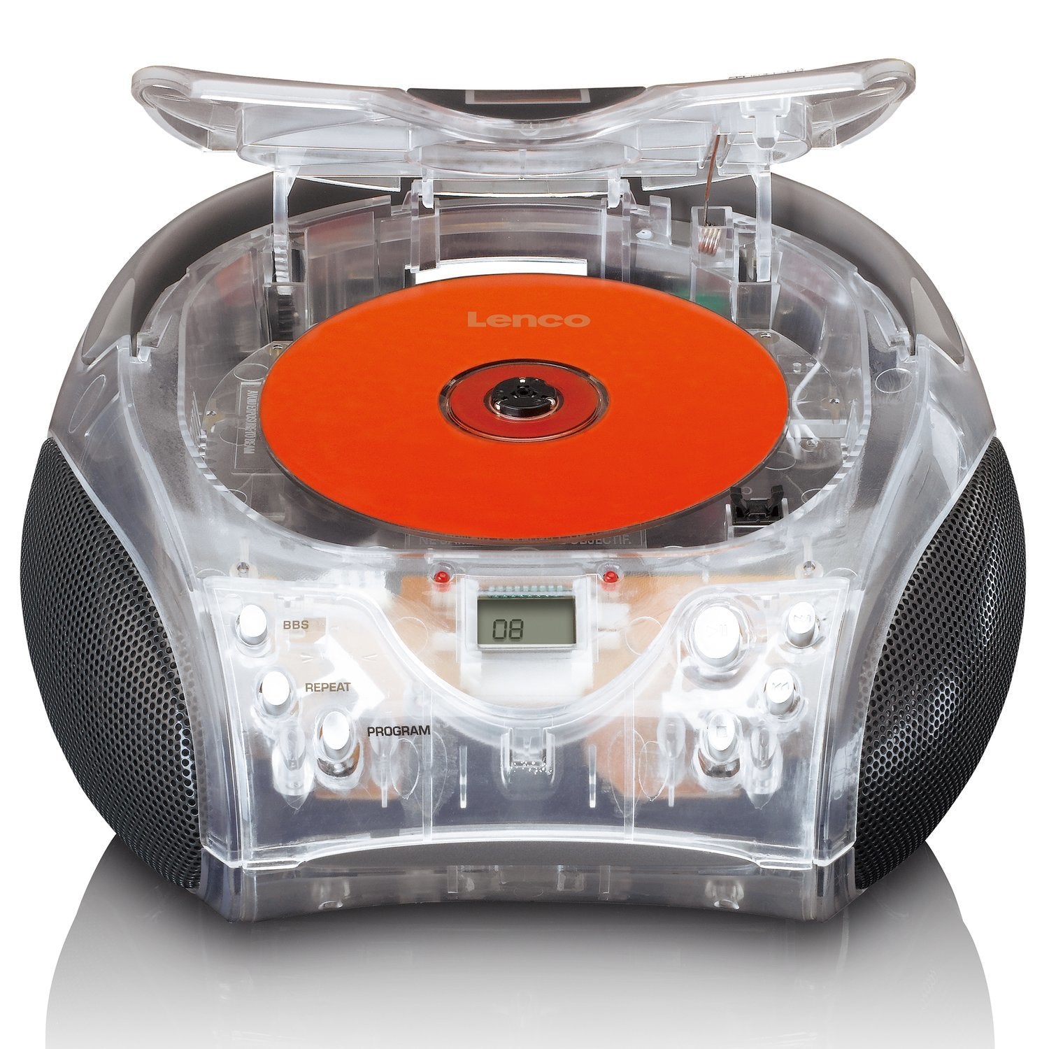 EAN 8711902066255 - Lenco SCD-24TR radio Portátil Digital Transparente imagen 1