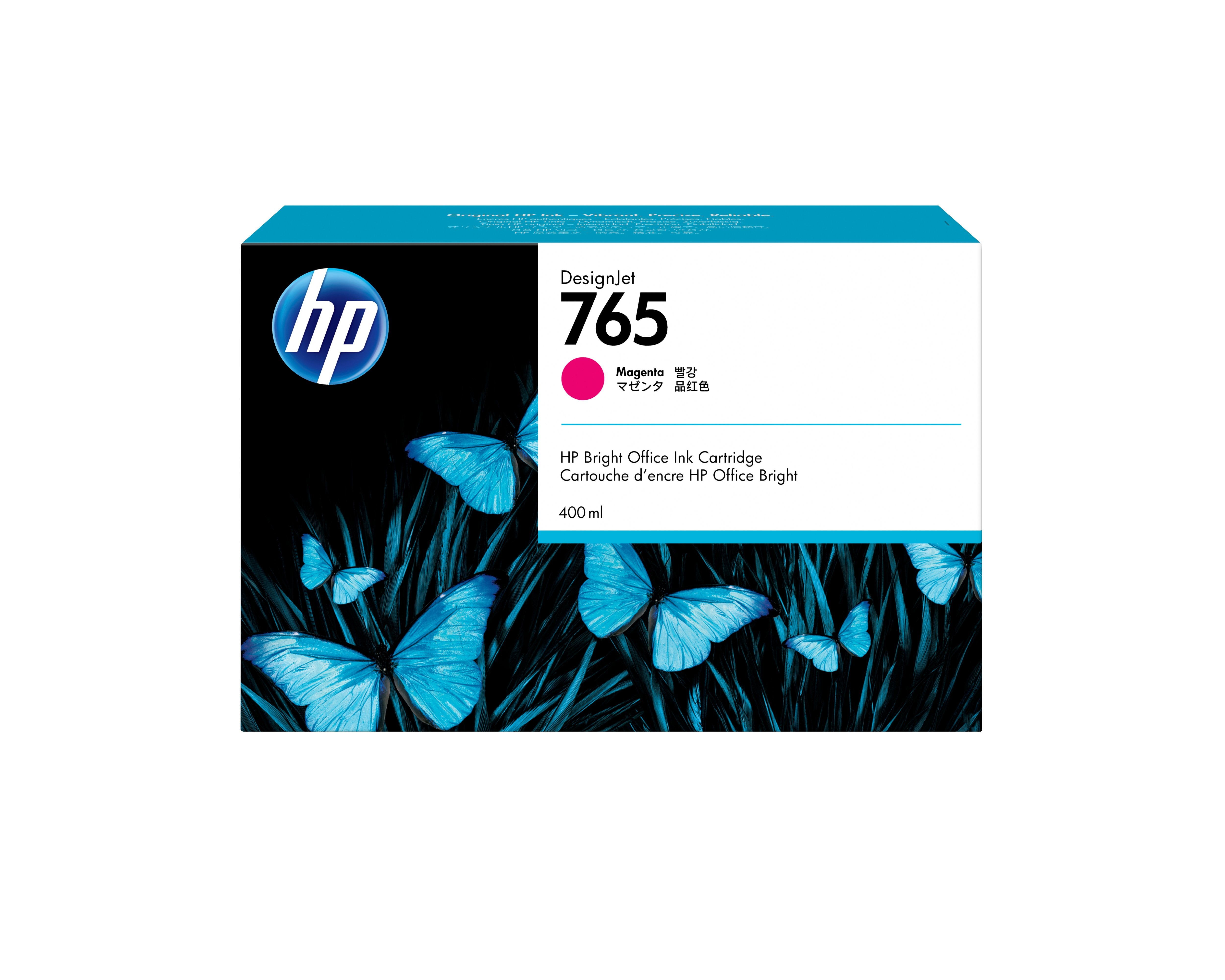 EAN 0888793342183 - HP 765 400-ml Magenta DesignJet Ink Cartridge cabeza de impresora Inyección de tinta térmica imagen 1