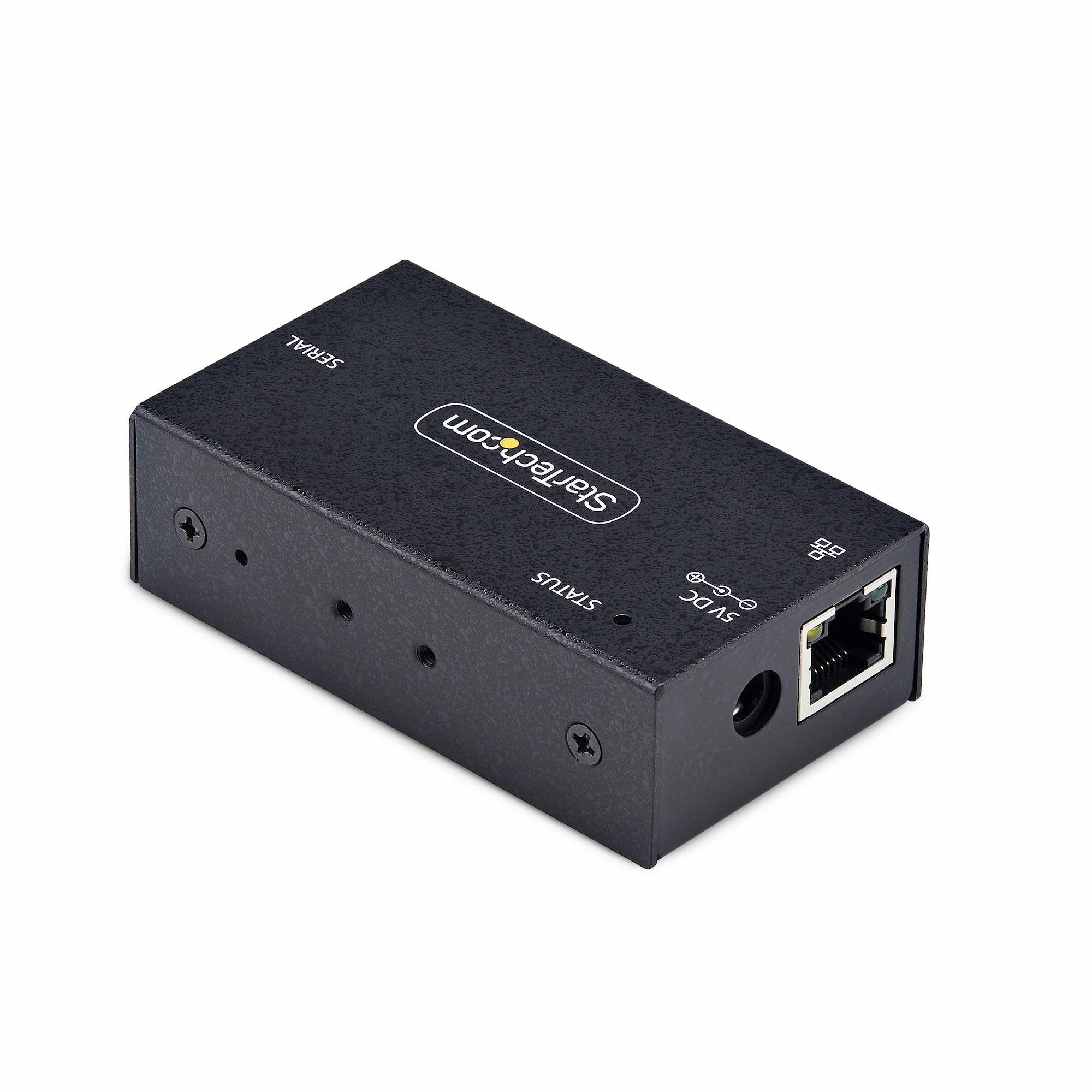 EAN 65030905978 - StarTech.com I13-SERIAL-ETHERNET convertidor, repetidor y aislador en serie RS-232 RJ-45 Negro imagen 2