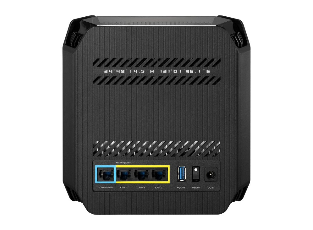 EAN 4711081798552 - ASUS ROG Rapture GT6 AX10000 AiMesh 1 Pack Tribanda (2,4 GHz/5 GHz/5 GHz) Wi-Fi 6 (802.11ax) Negro 4 Inte imagen 6