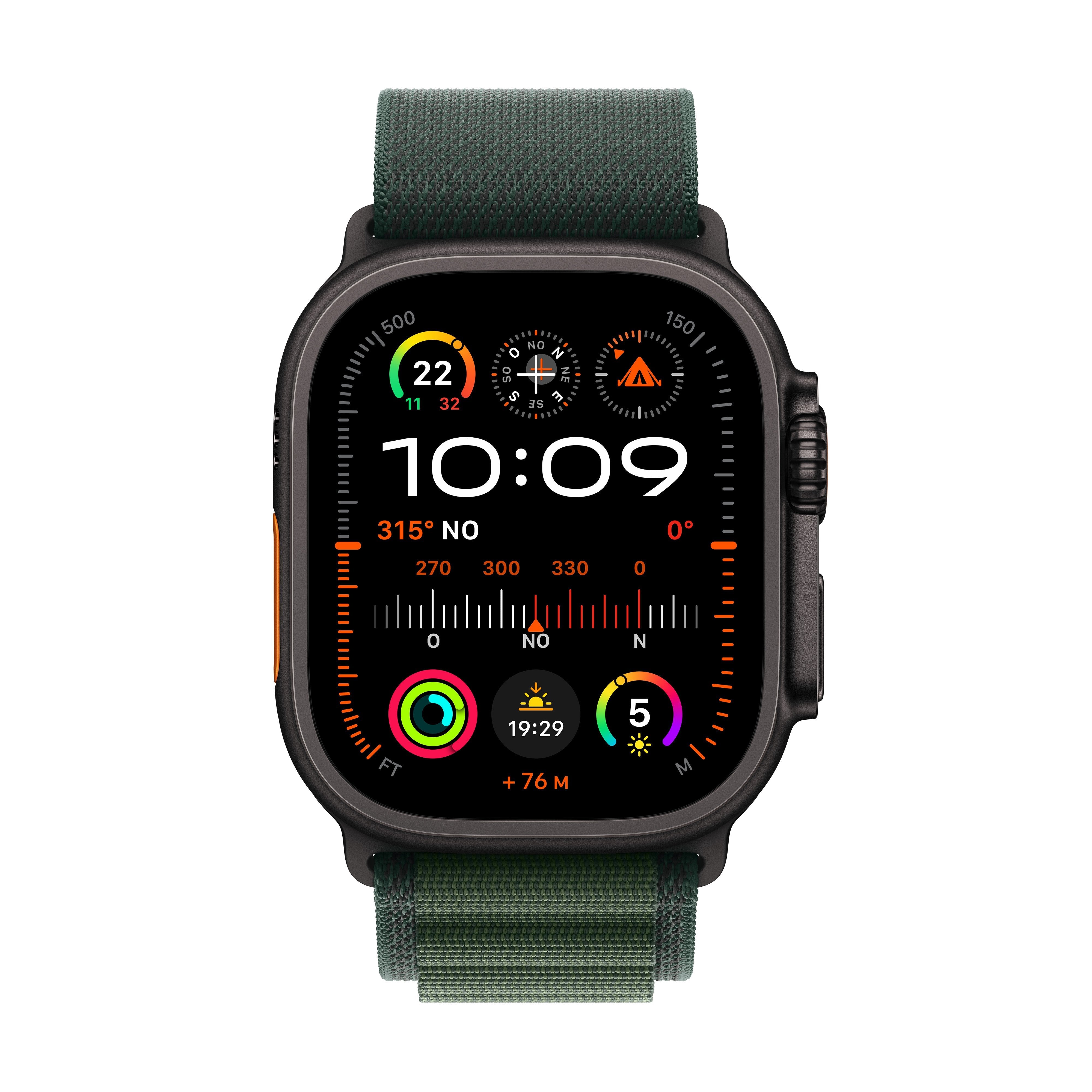 EAN 0195949584374 - Apple Watch Ultra 2 OLED 49 mm Digital 410 x 502 Pixeles Pantalla táctil 4G Negro GPS (satélite) imagen 2