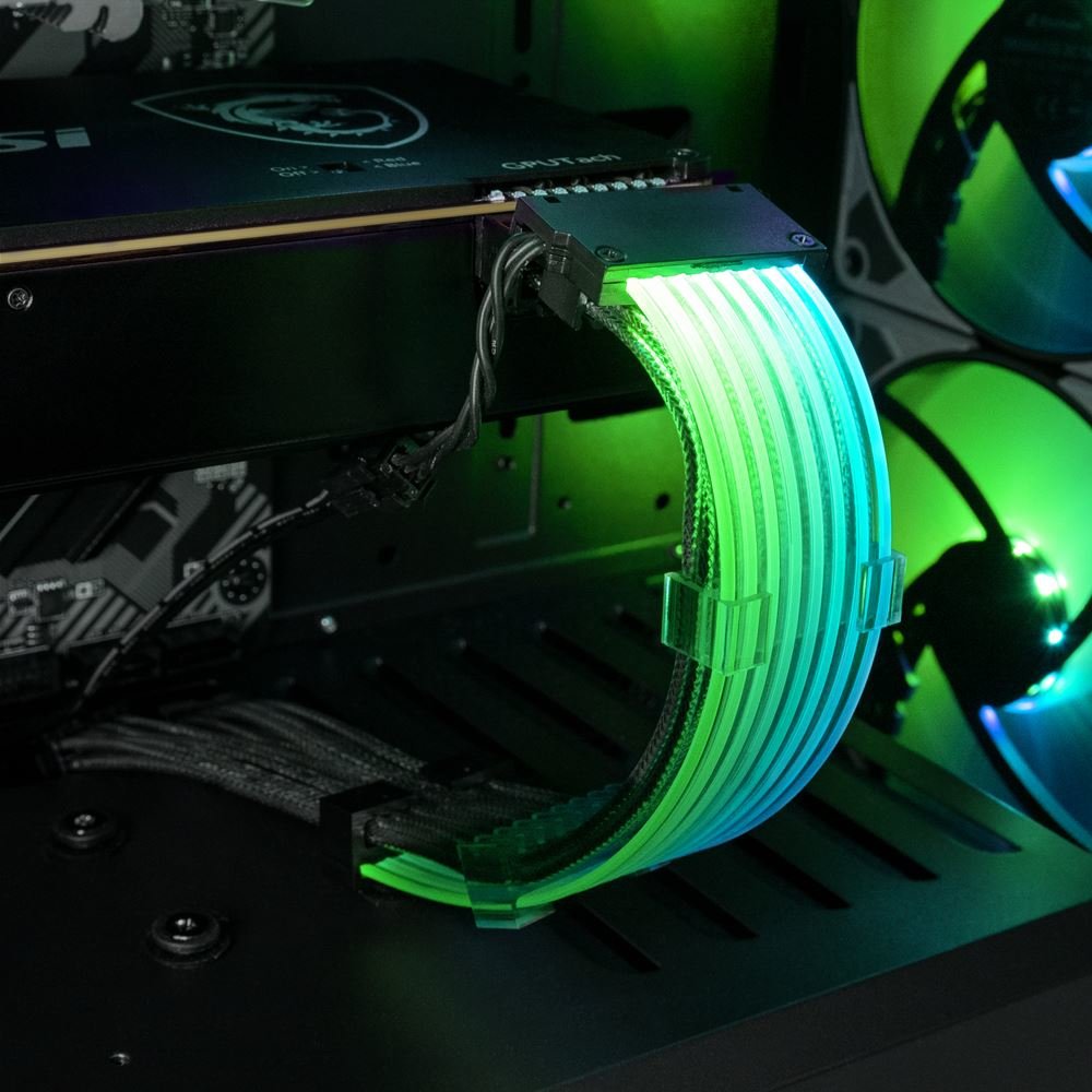 Cable Alargador Fte-Vga Sharkoon Shark Extend 16 30cm Rgb