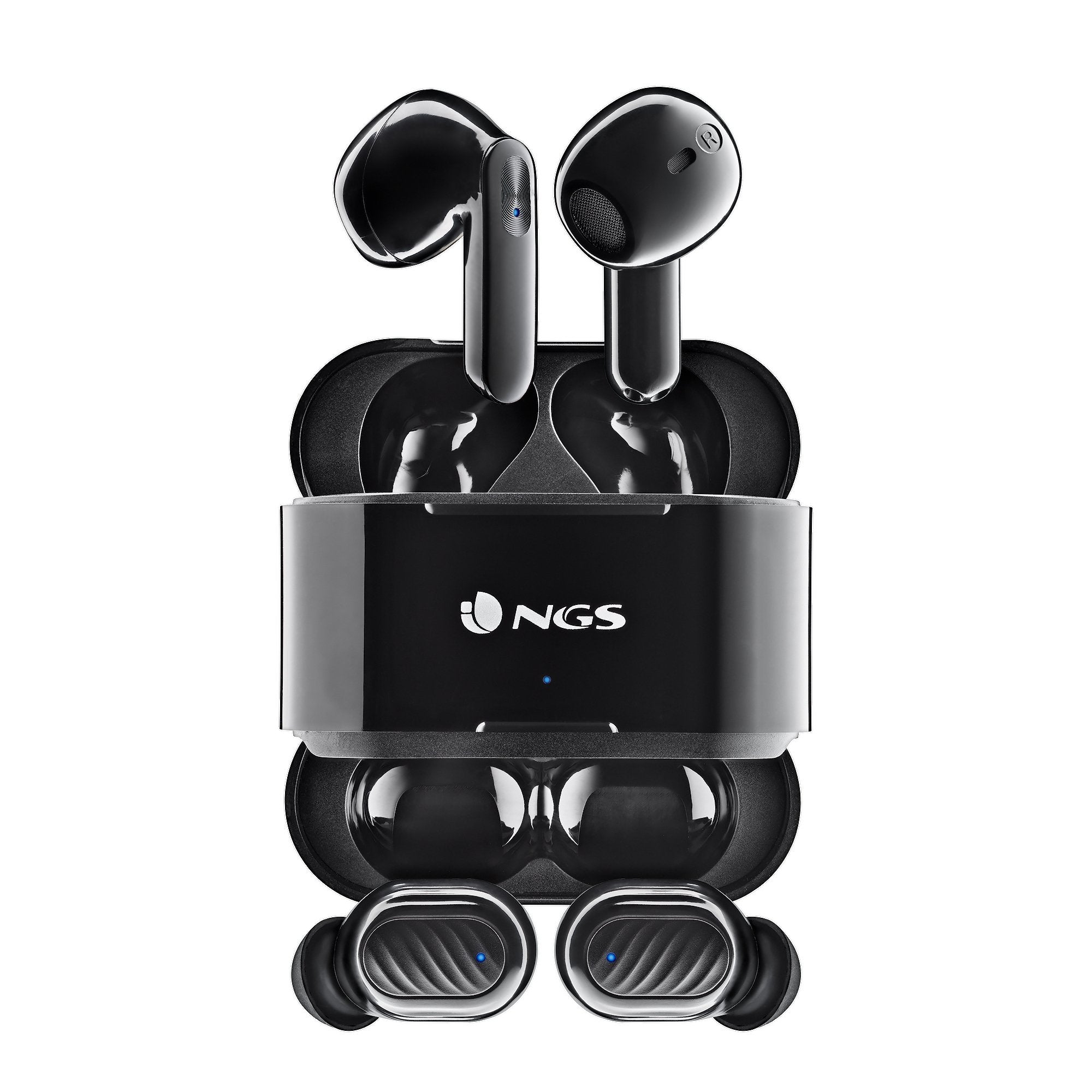 EAN 8435430621211 - NGS ARTICA DUO Auriculares Inalámbrico Dentro de oído Llamadas/Música Bluetooth Negro imagen 1