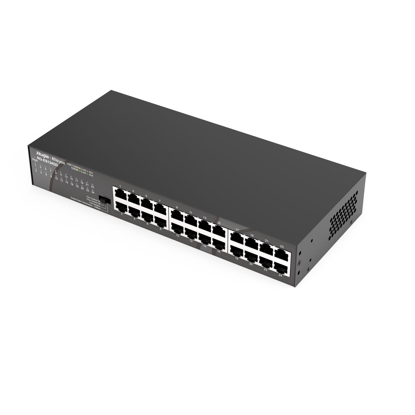 EAN 6971693271531 - Ruijie Networks RG-ES124GD switch No administrado Gigabit Ethernet (10/100/1000) Negro imagen 4
