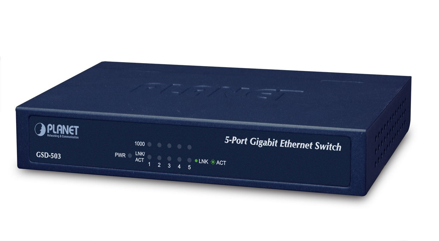 EAN 4711213682339 - PLANET GSD-503 switch Gigabit Ethernet (10/100/1000) Azul imagen 1