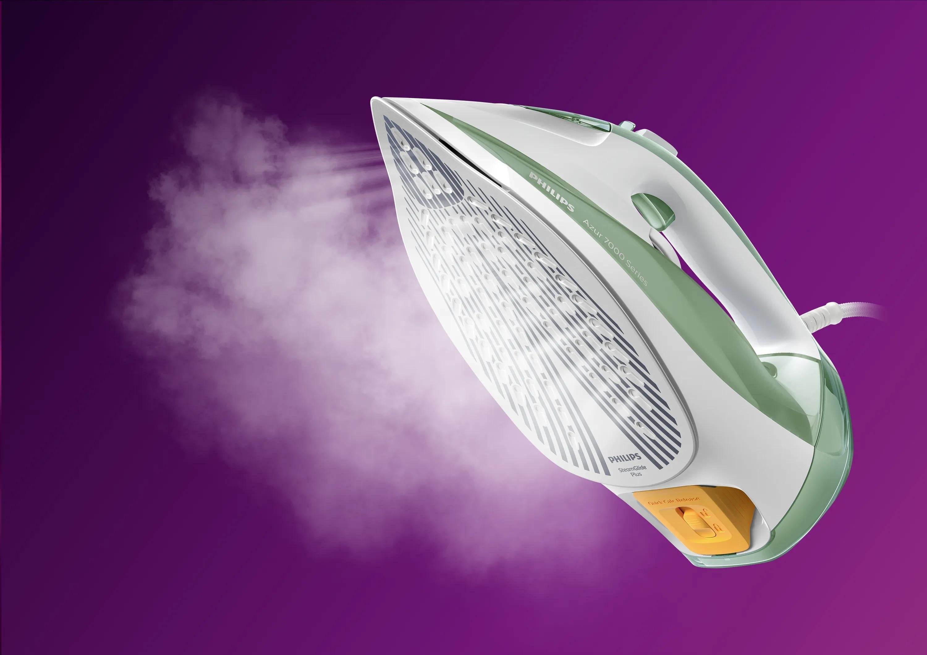 EAN 8720389015953 - Philips 7000 series DST7012/70 plancha Plancha a vapor Suela SteamGlide Plus 2600 W Verde, Gris imagen 6