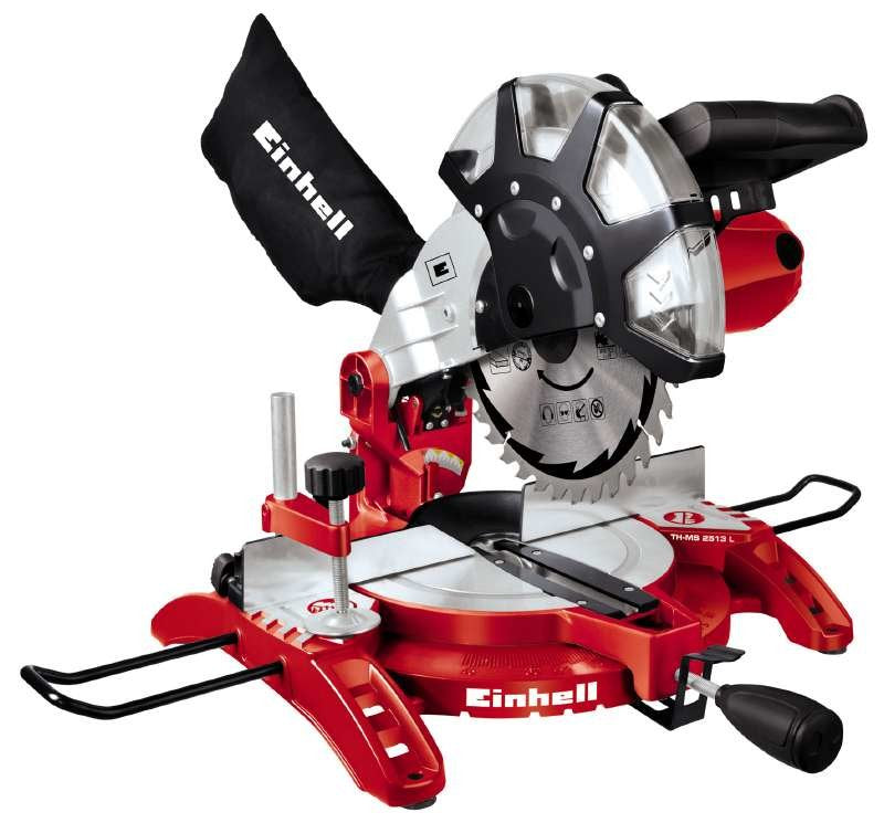 Sierra Tronzadora E Ingletadora Einhell Tc-Ms 2513 L (Rojo, 1.600 Vatios) 4300850