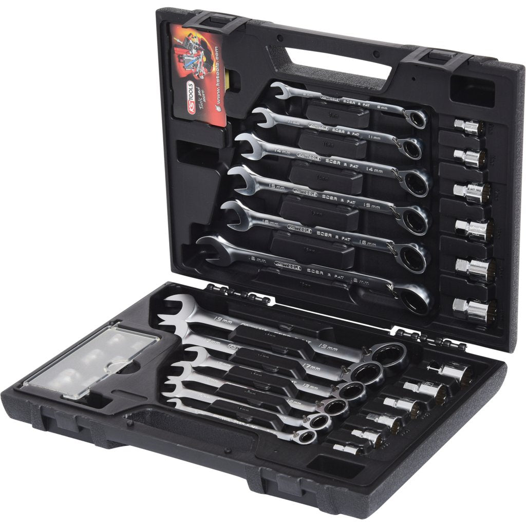 Ks Tools Gearplus Ringstop Ratchet Ring Spanner-Set Llaves