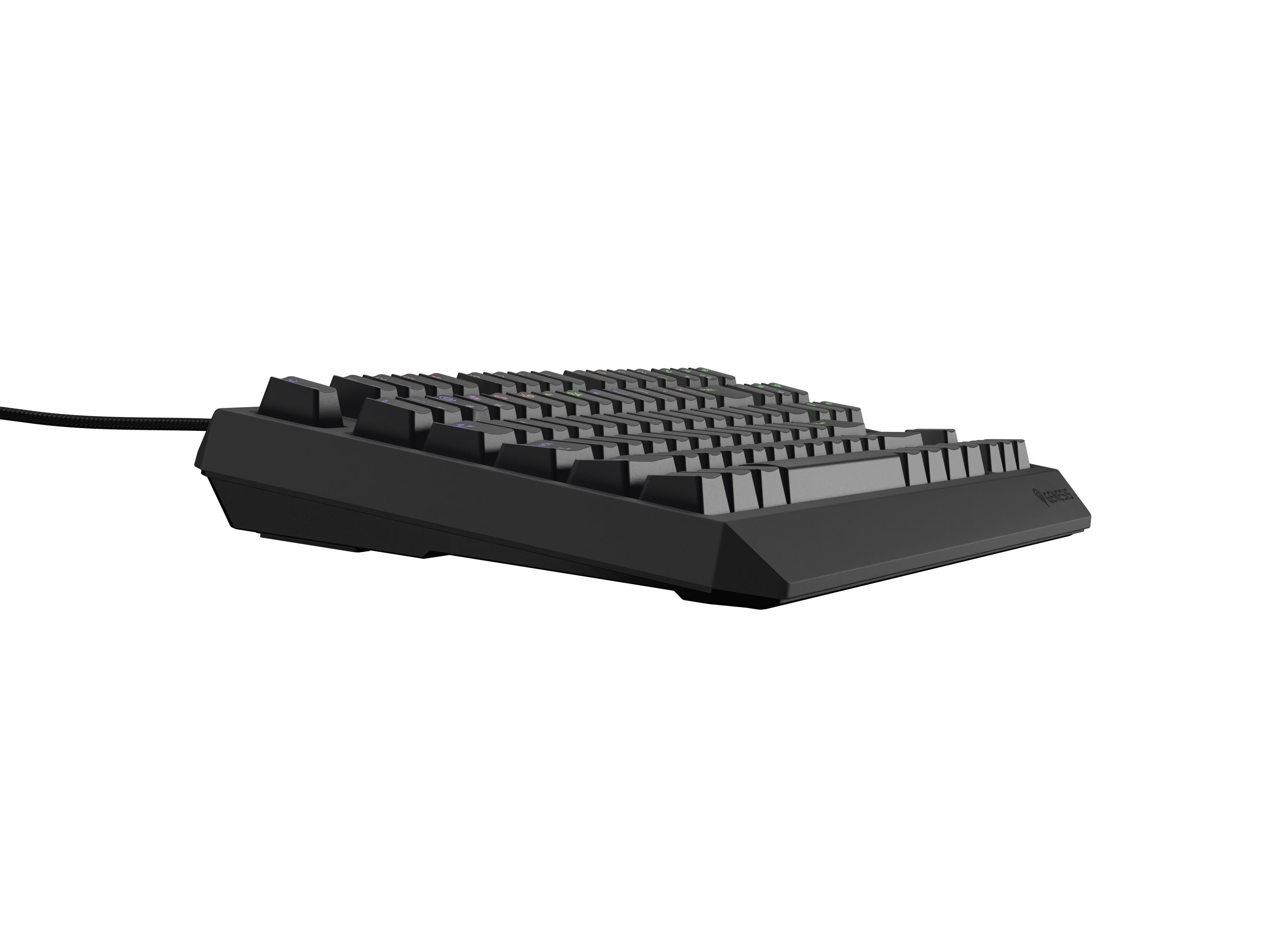 Teclado Gaming Español Genesis Thor230 Tkl Rgb Mecanico Negro Switch Outemurojo Hot Swap