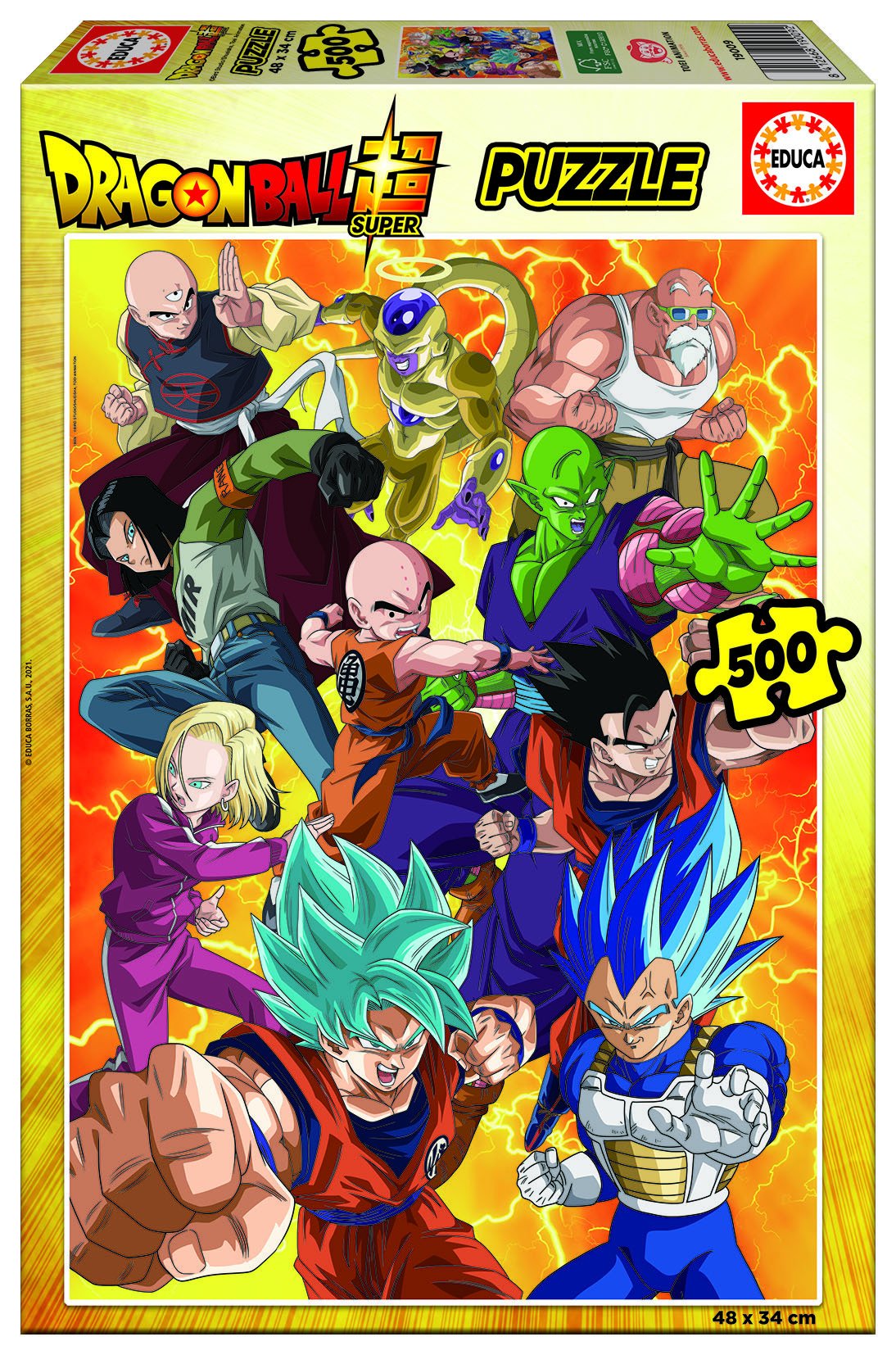 Puzzle Dragon Ball Super 500pzs