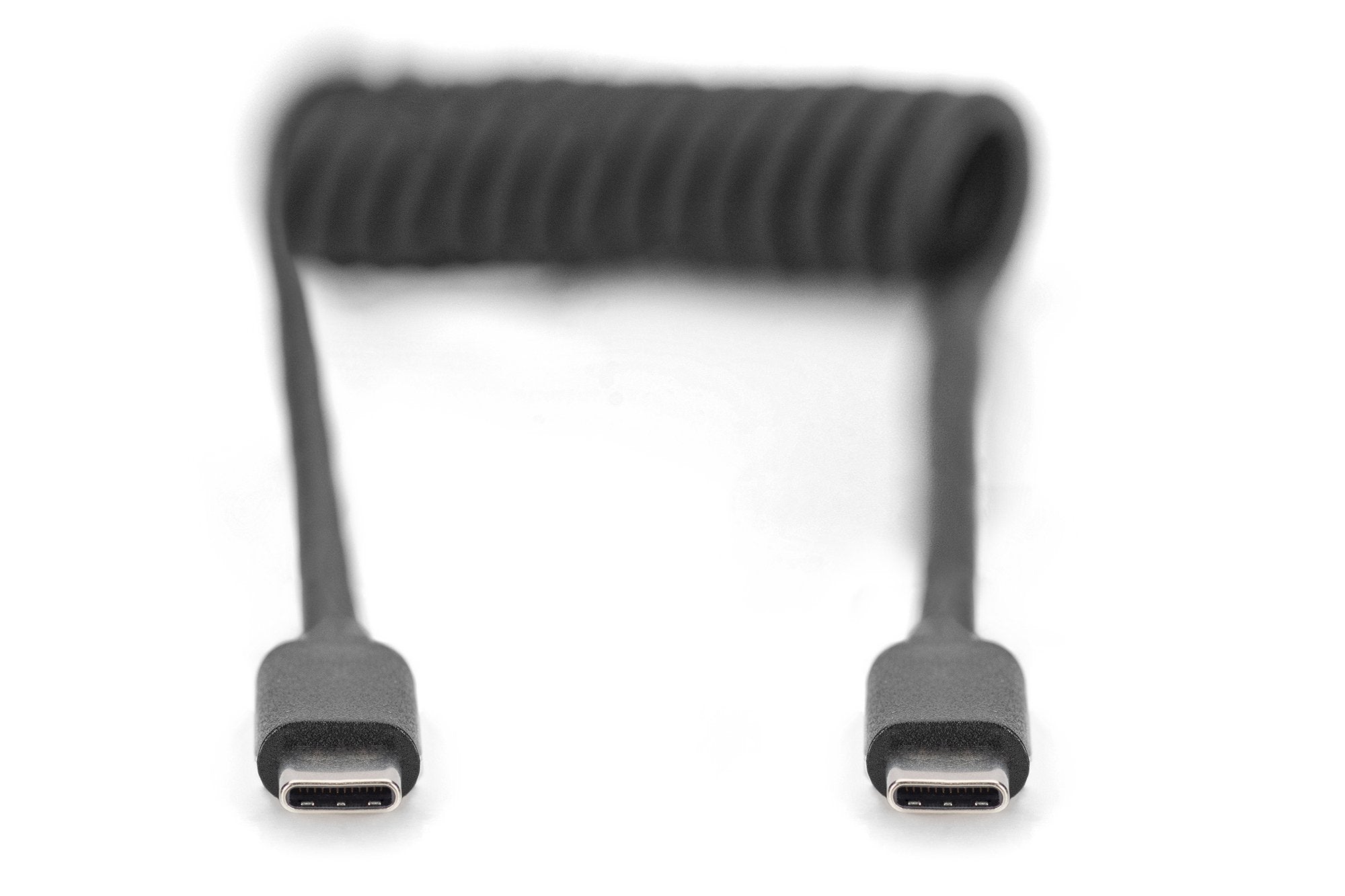 Digitus Cable De Espiral Usb-C->Usb-C 1m Usb-C->Usb-C Negro