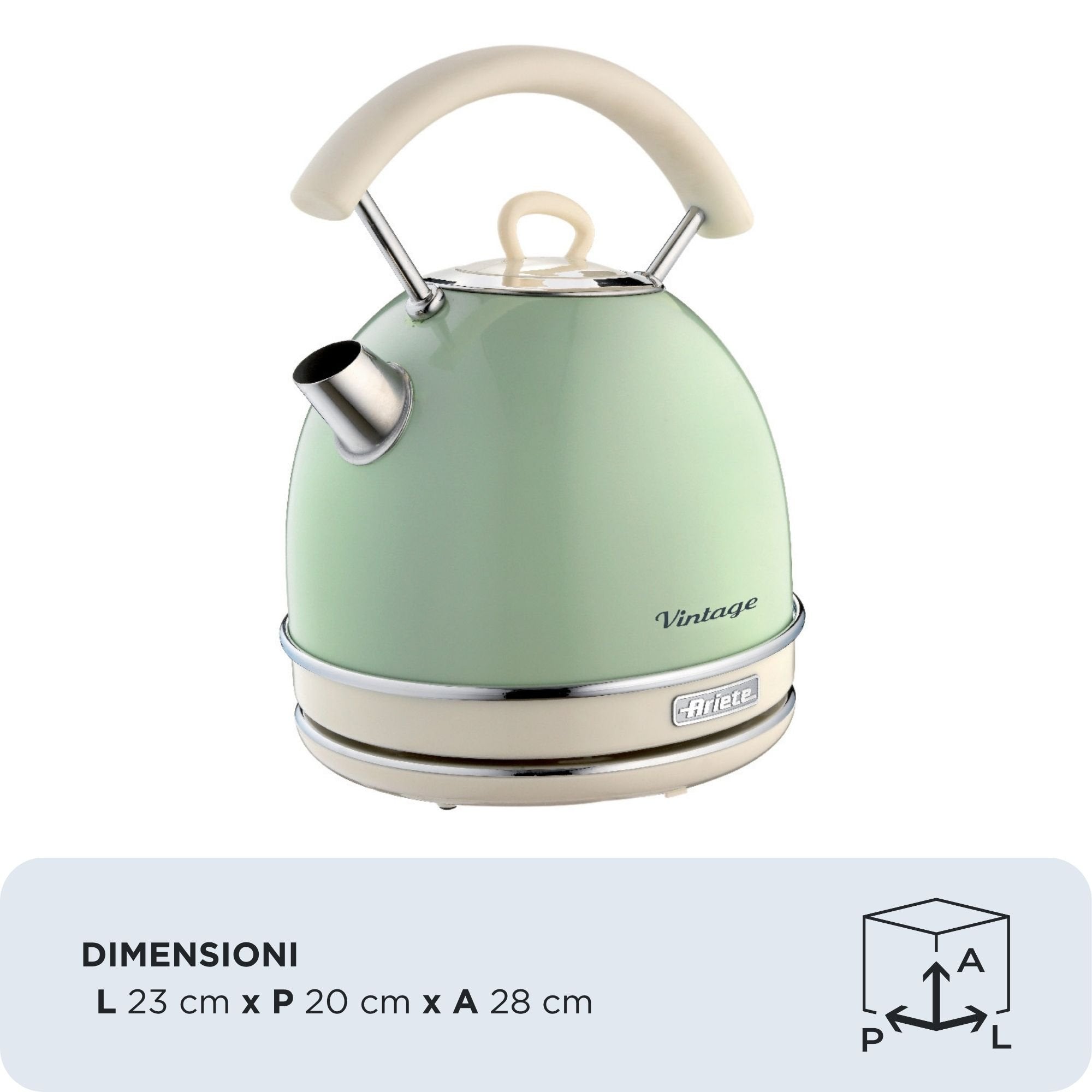 EAN 8003705114296 - Ariete 2877/04 tetera eléctrica 1,7 L 2000 W Verde imagen 2