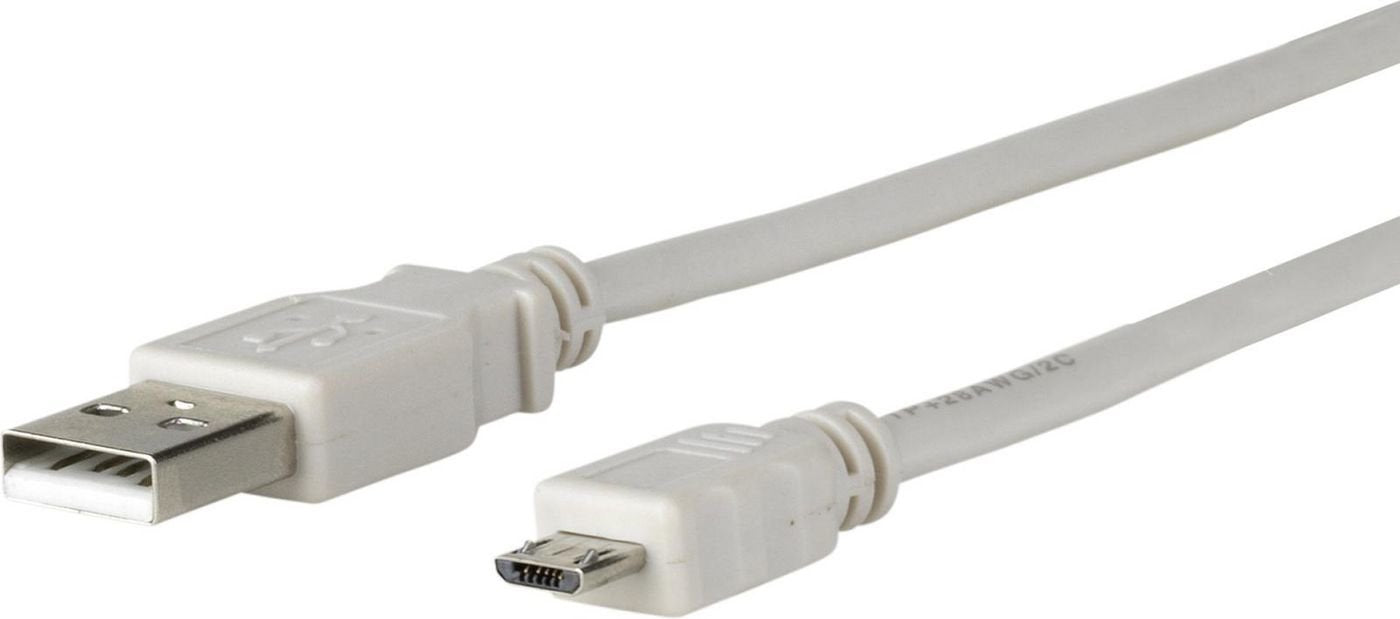 EAN 5711045903465 - Microconnect USBABMICRO5G cable USB USB 2.0 5 m Micro-USB B USB A Gris imagen 1