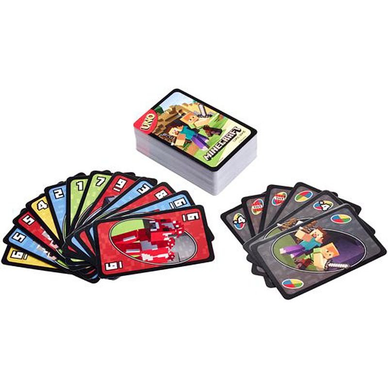 Juego De Cartas Mattel Uno Minecraft Fpd61