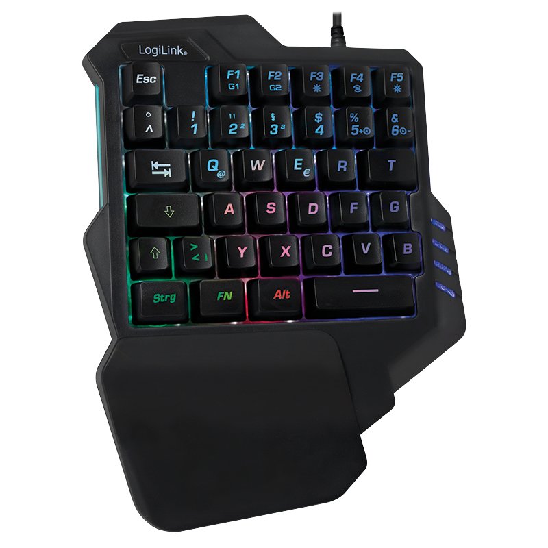 Logilink Id0181 Teclado Inglés Gaming Cable Usb Negro