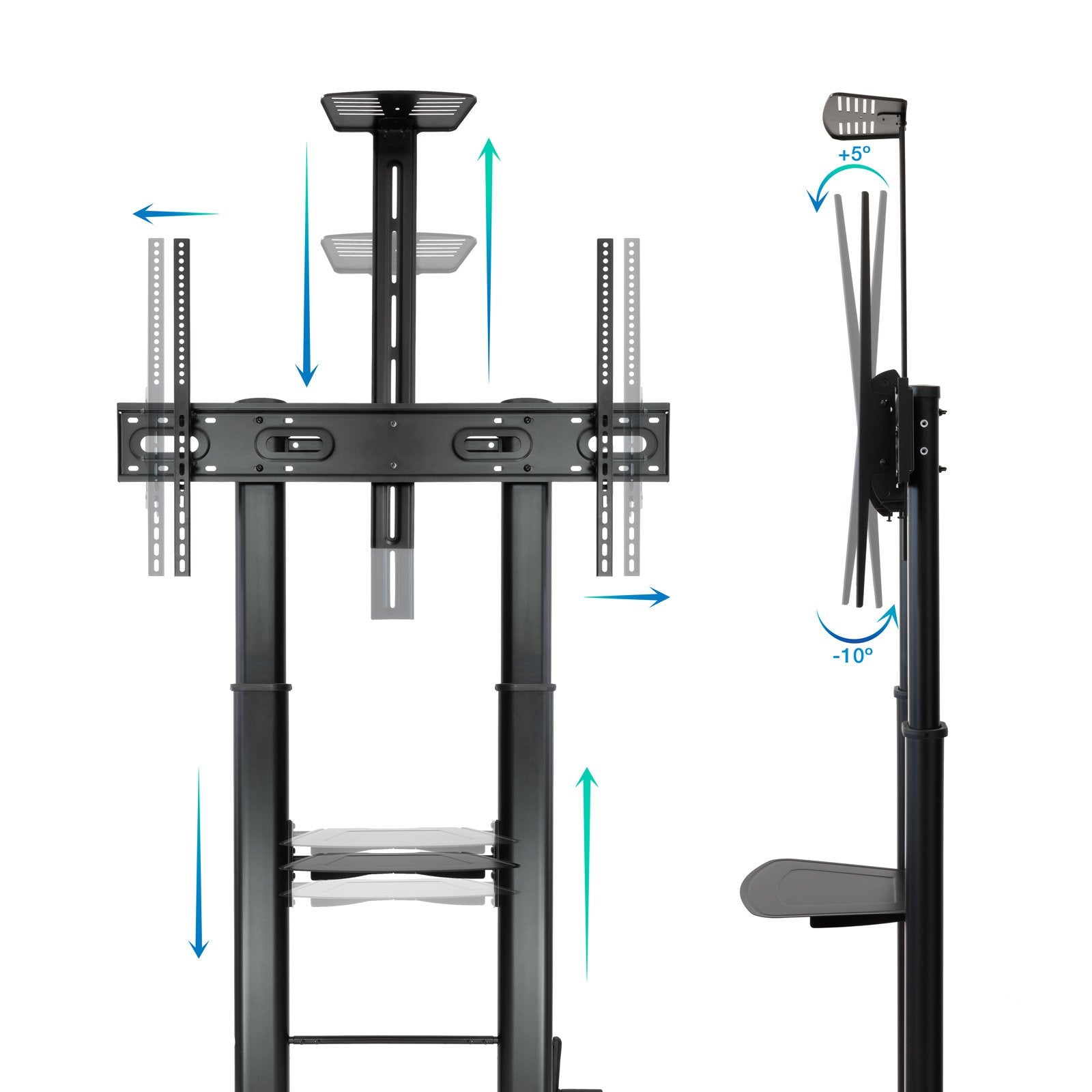EAN 8433281013759 - TooQ Ares 2,54 m (100") Negro imagen 3